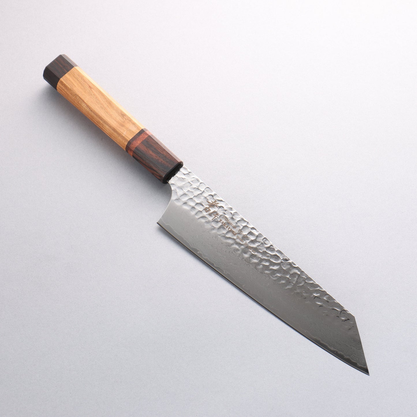 堺 孝行 VG10 33層 ダマスカス 剣型牛刀包丁 和包丁 190mm 山桜 (十二角)柄 - 清助刃物