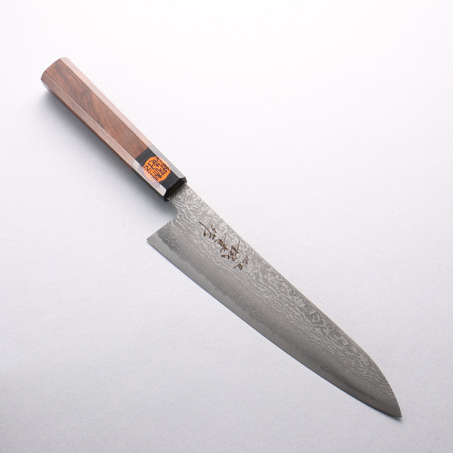 田中 誠貴 春風 SG2 ダマスカス 牛刀包丁 210mm ウォルナット柄 - 清助刃物