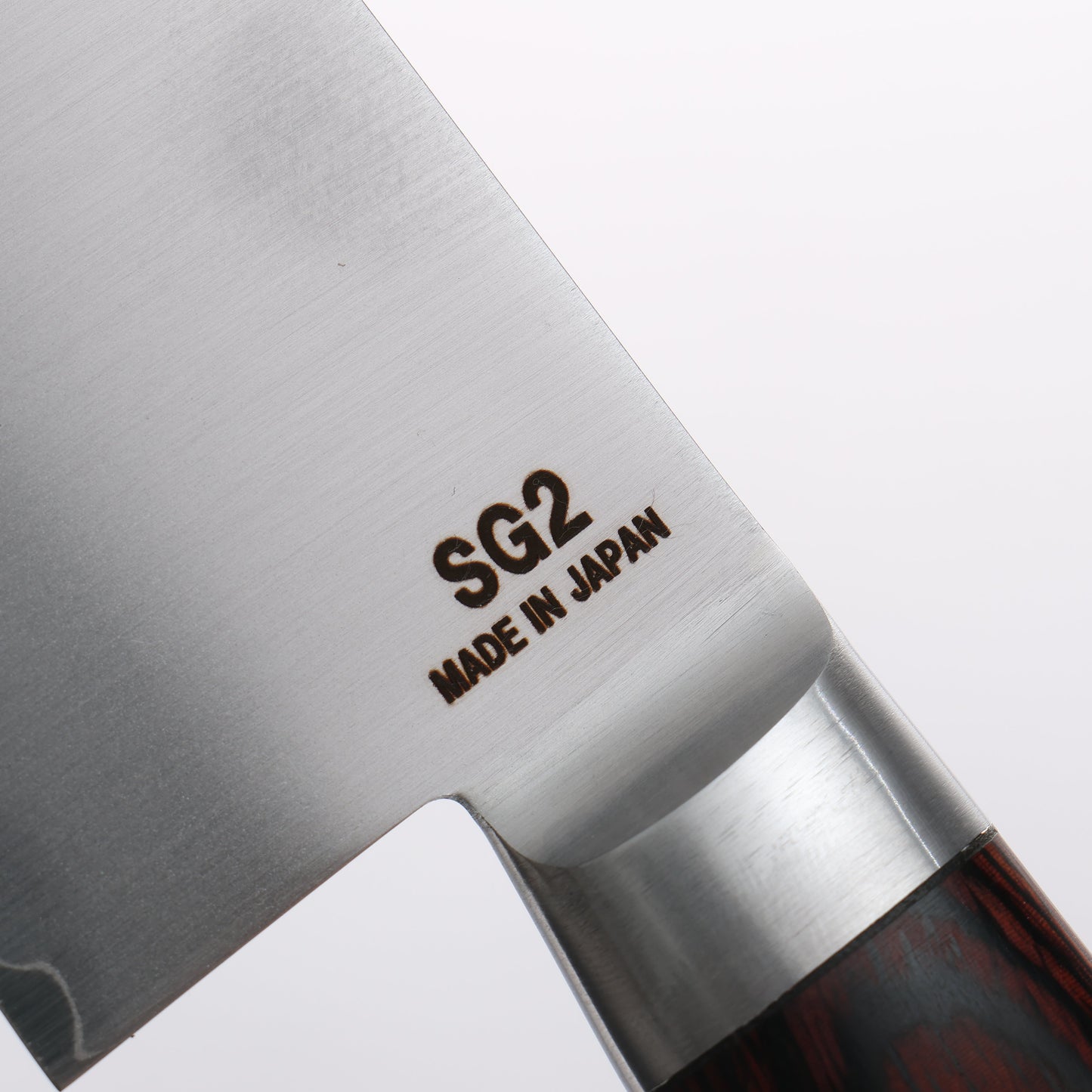 樋口 SG2 三徳包丁 180mm 合板 (スコッチ色)柄 - 清助刃物