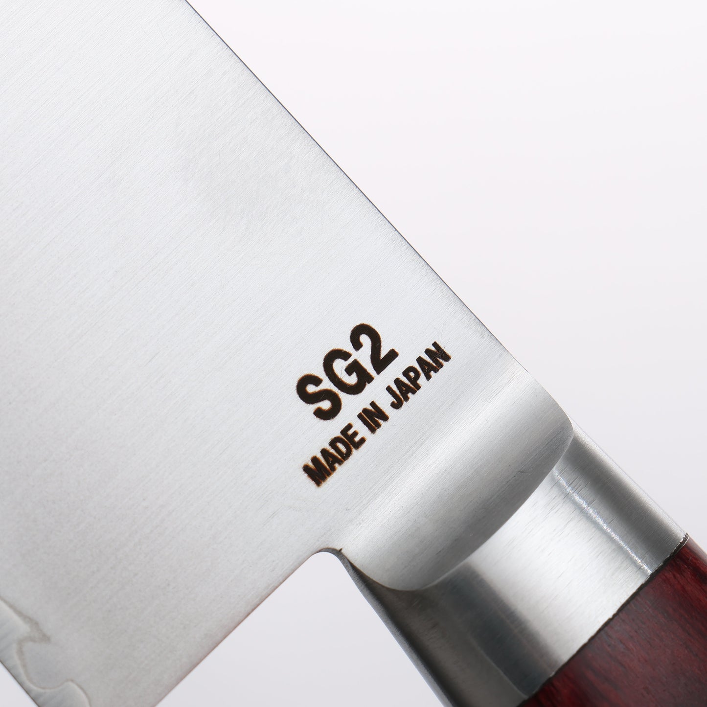 樋口 SG2 三徳包丁 180mm 赤合板柄 - 清助刃物