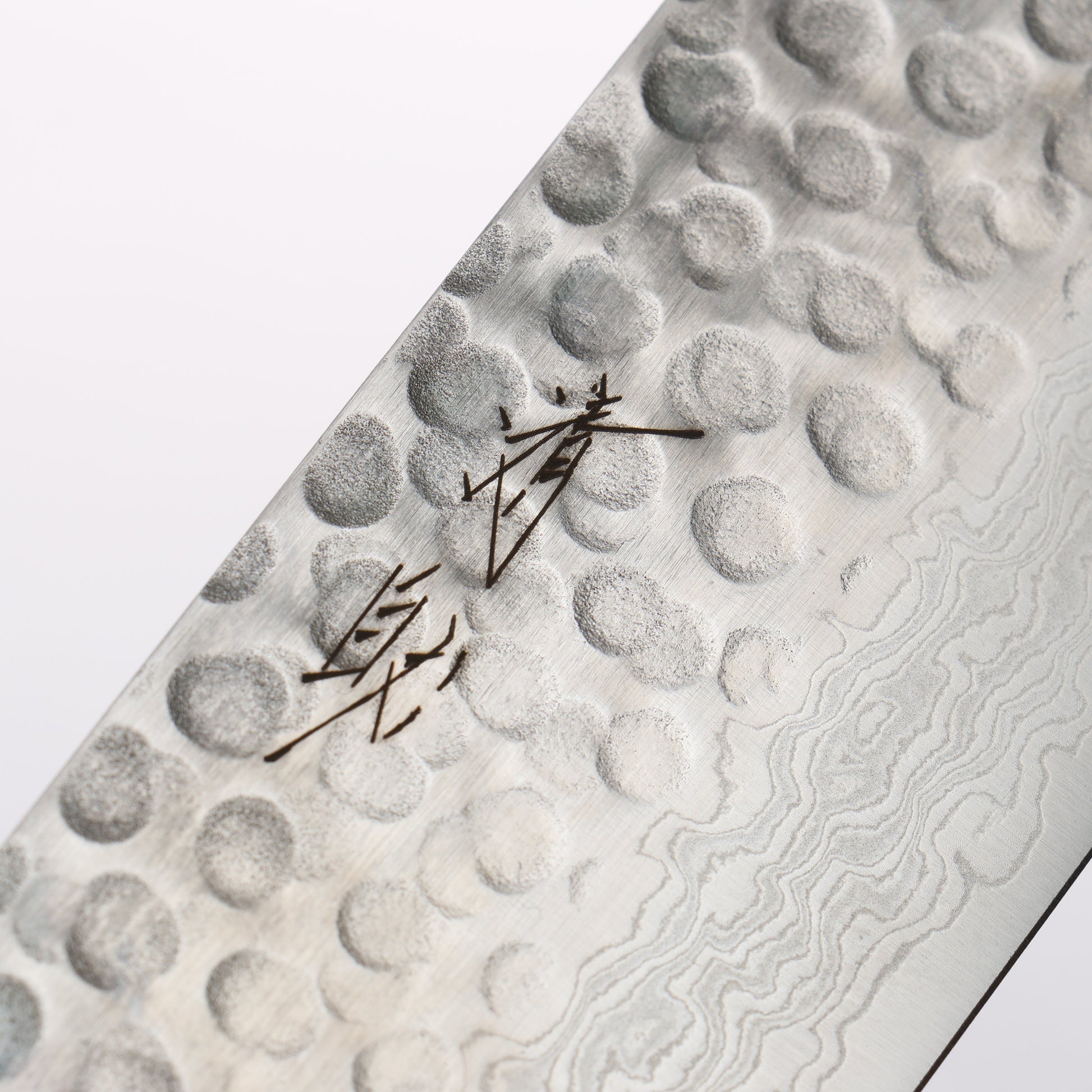 清助 AUS10 45層ダマスカス 薄刃包丁 160mm 紫檀柄 - 清助刃物