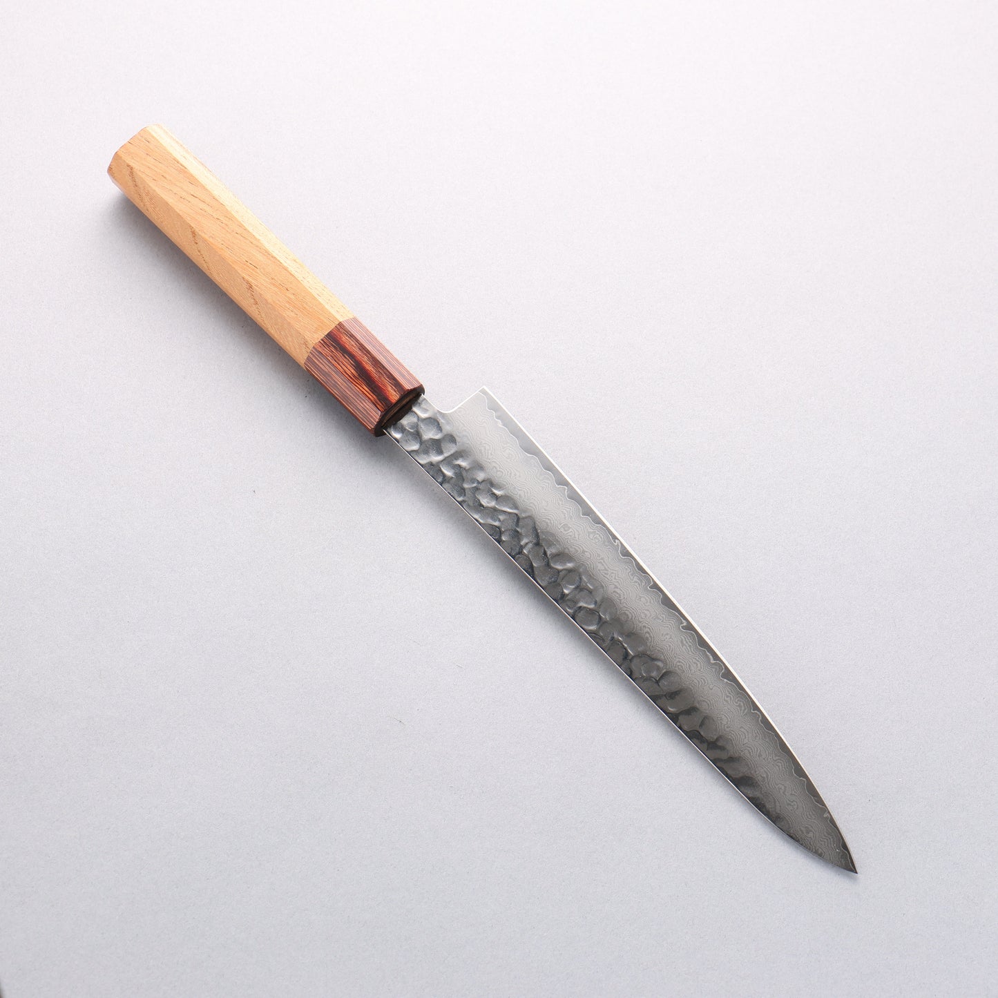 堺 孝行 V金10号 33層ダマスカス ペティーナイフ 180mm ケヤキ柄 - 清助刃物