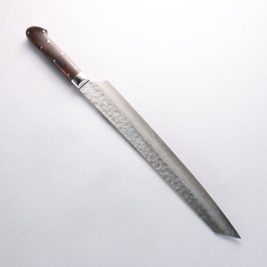 堺 孝行 VG10 33層 ダマスカス 切付柳刃包丁 270mm デザートアイアンウッド(杉原モデル)柄 - 清助刃物