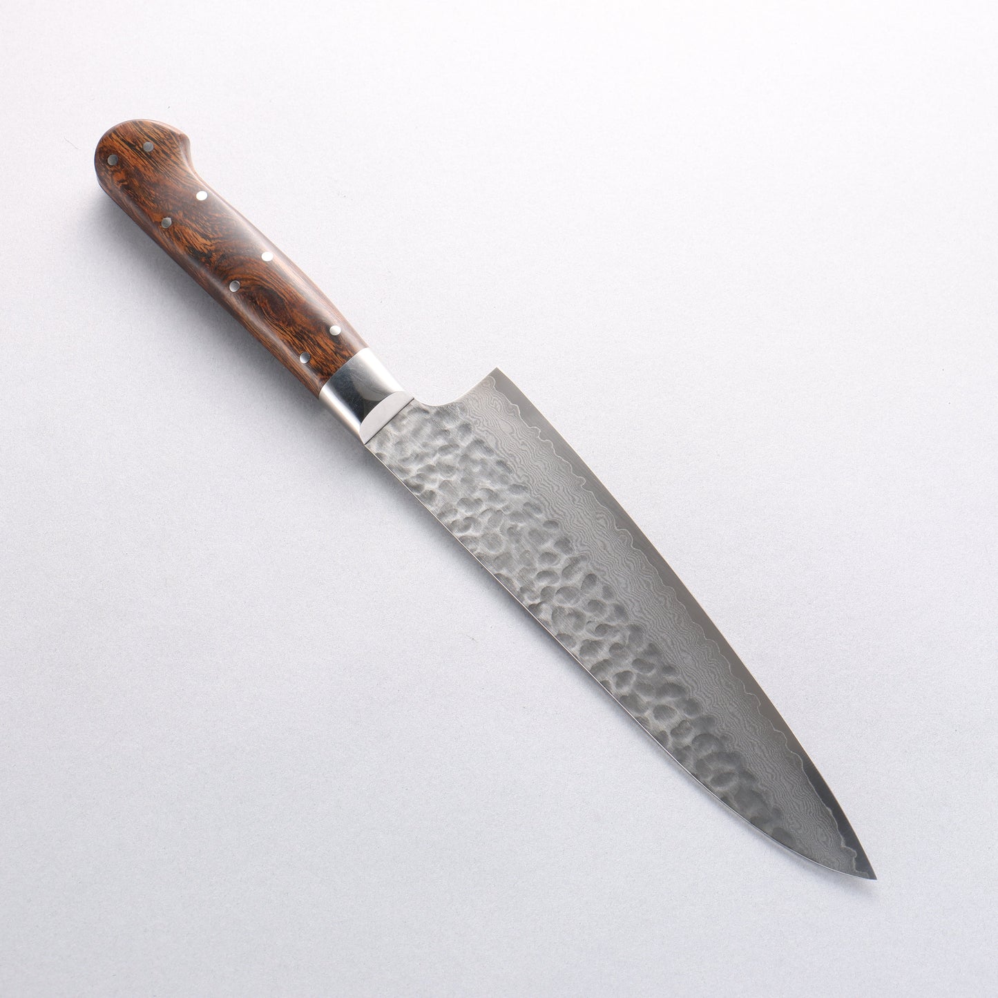 堺 孝行 VG10 33層 ダマスカス 牛刀包丁 180mm デザートアイアンウッド(杉原モデル)柄 - 清助刃物