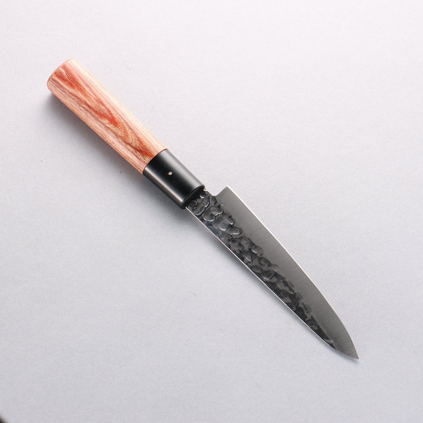 兼常 DSR-1K6 鎚目 ペティーナイフ 120mm 赤合板柄 - 清助刃物