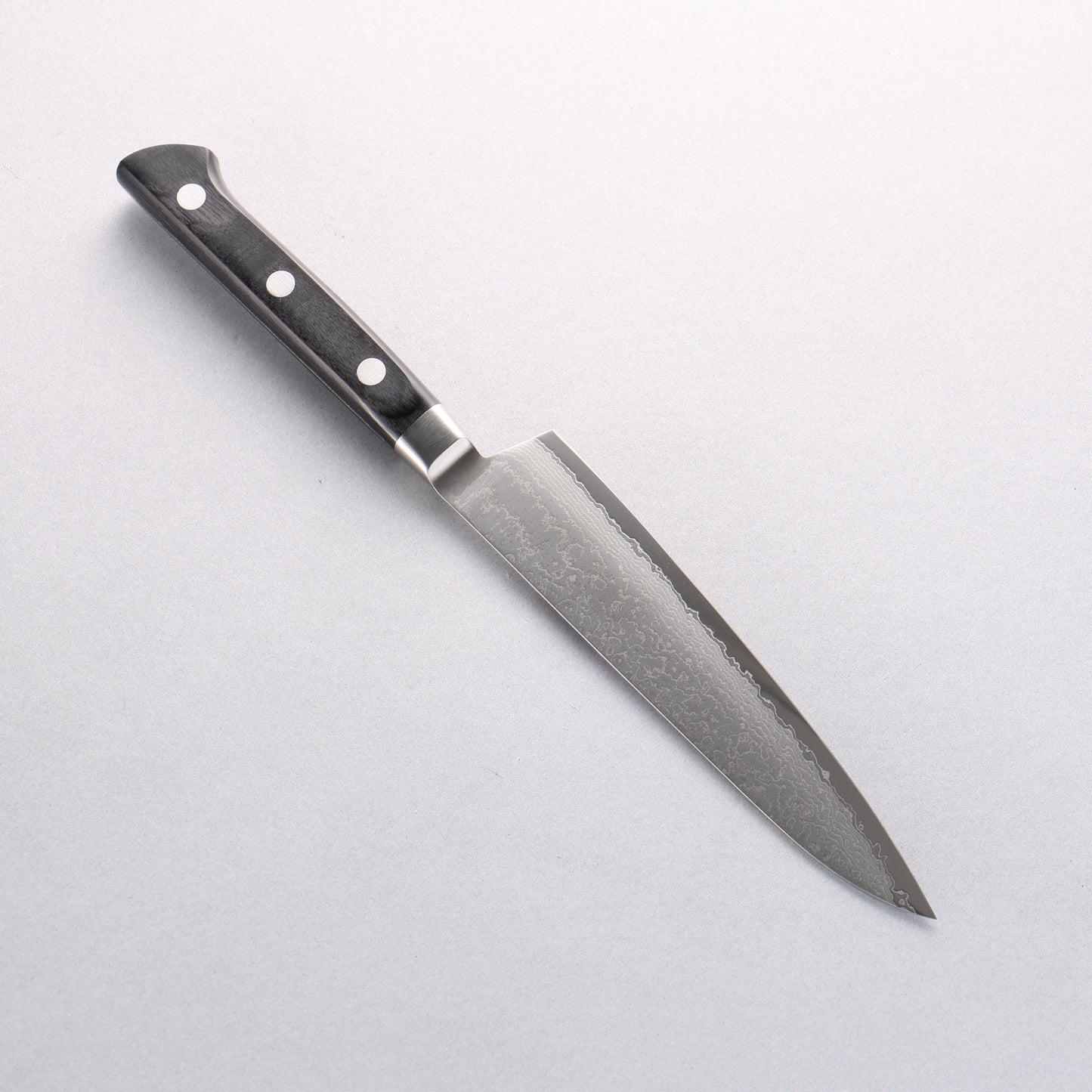 堺 孝行 モリブデン鋼(MOL) 63層ダマスカス ペティーナイフ 150mm - 清助刃物