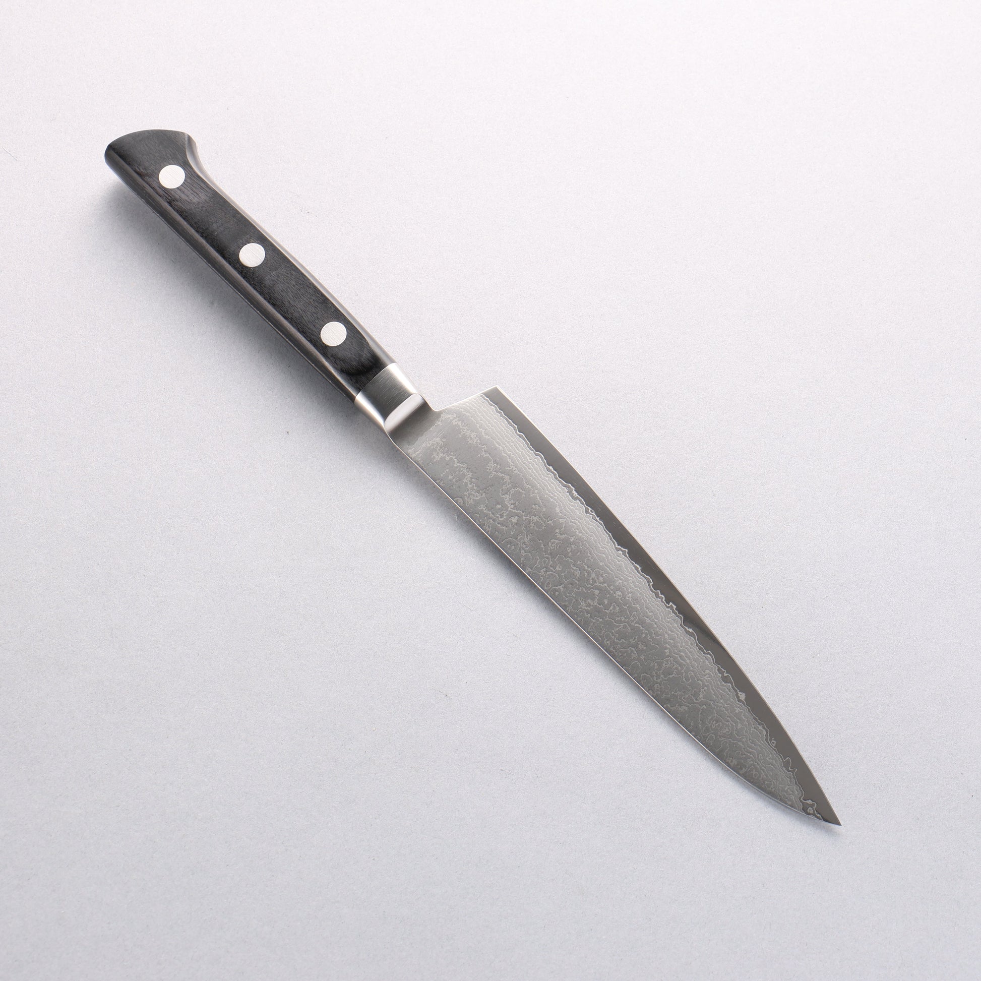 堺 孝行 モリブデン鋼(MOL) 63層ダマスカス ペティーナイフ 150mm - 清助刃物