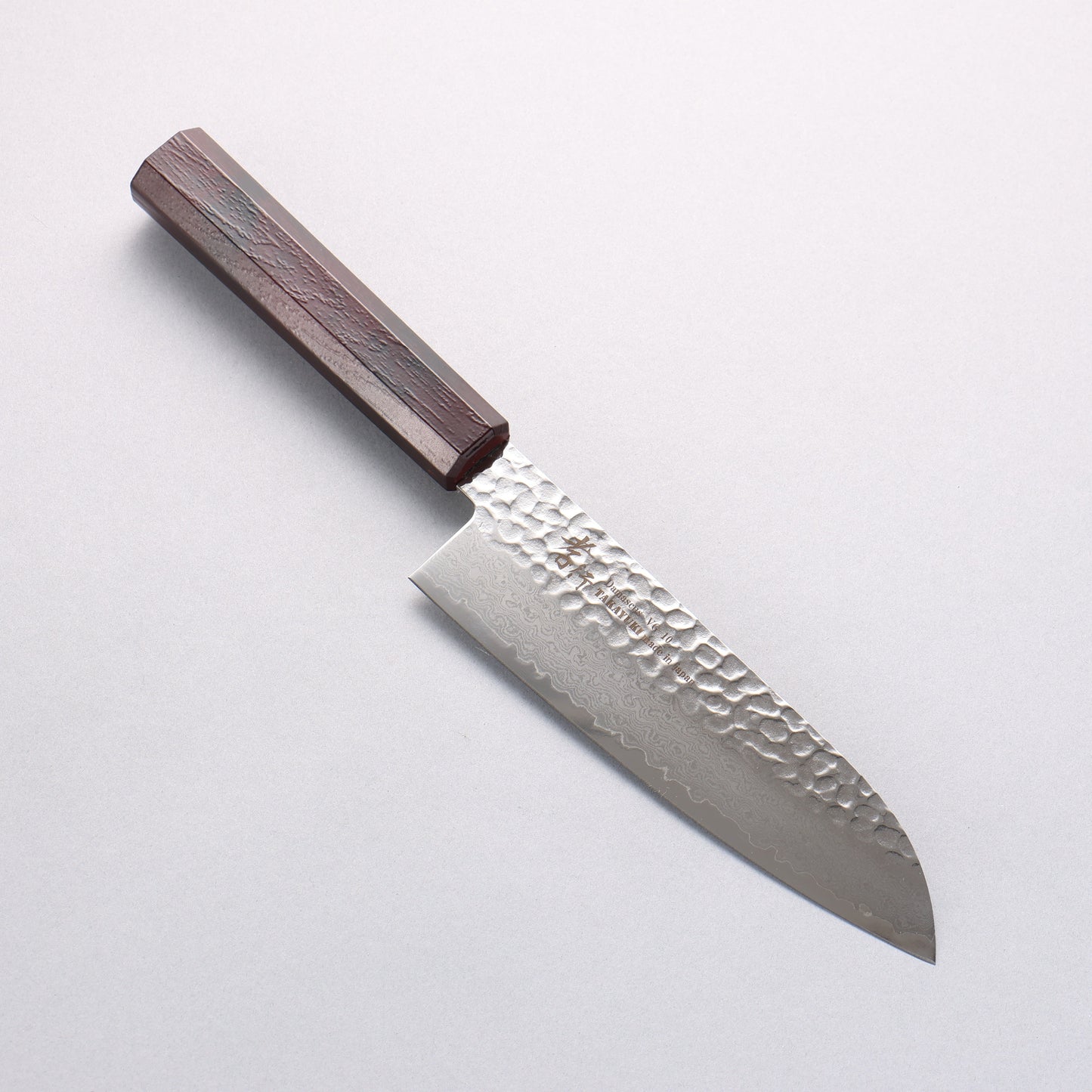 堺 孝行 なないろ VG10 33層 三徳包丁 180mm ABS樹脂(溜べっ甲)柄 - 清助刃物