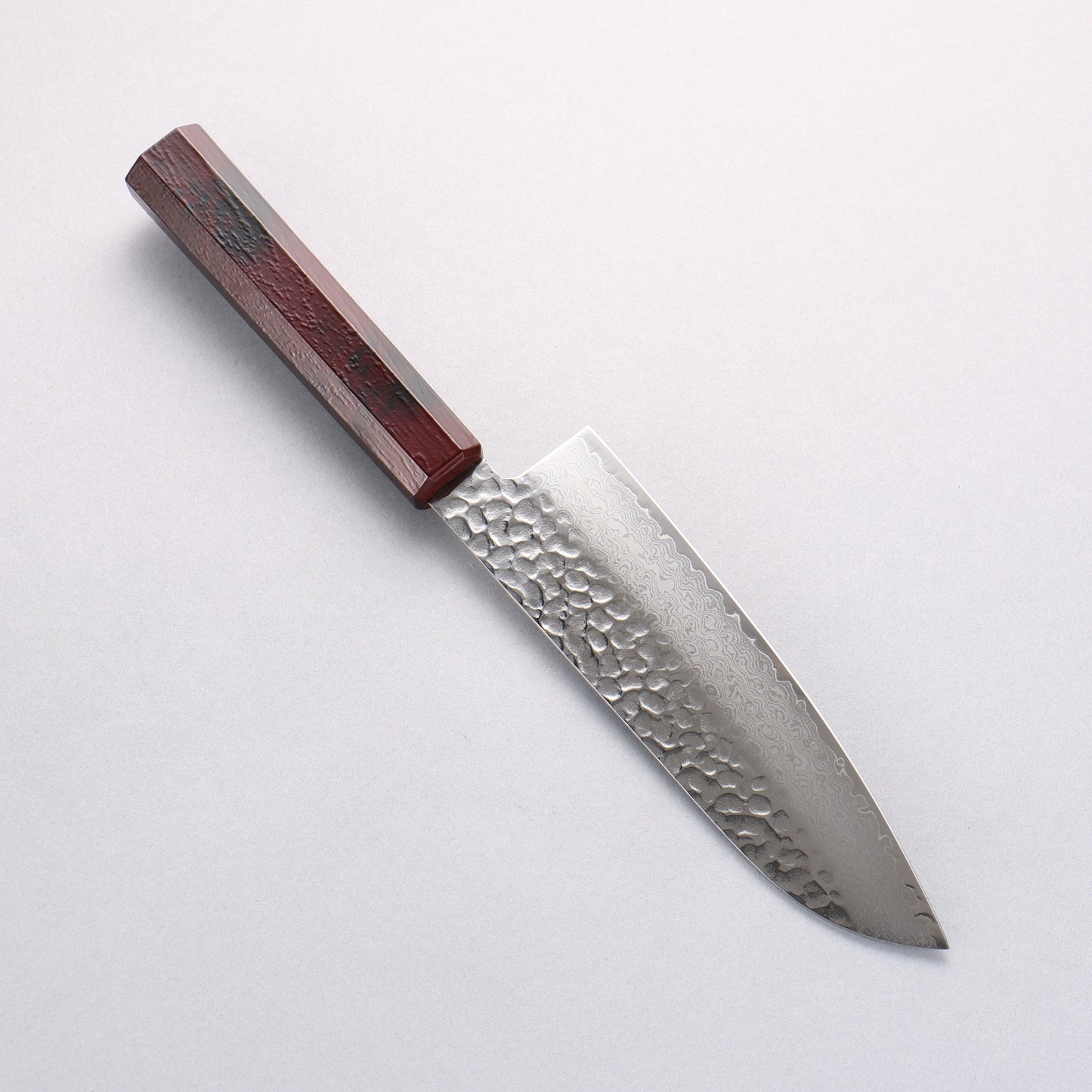 堺 孝行 なないろ VG10 33層 三徳包丁 180mm ABS樹脂(溜べっ甲)柄 - 清助刃物
