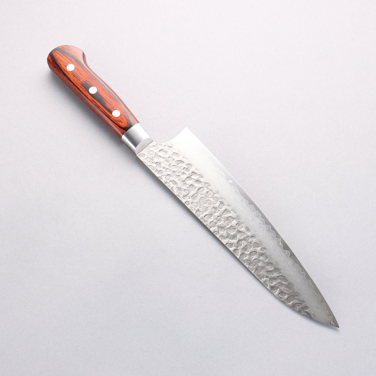 堺 孝行 VG10 33層 ダマスカス 牛刀包丁 210mm マホガニー柄 - 清助刃物