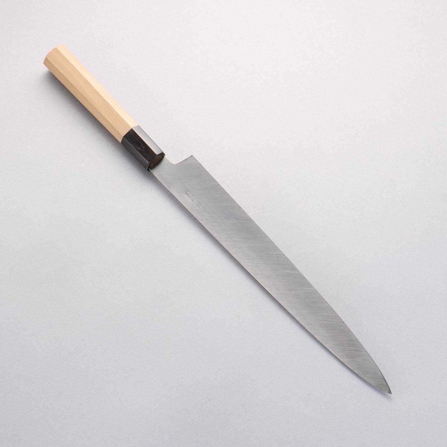 菊月 銀三鋼 暈し 柳刃包丁 270mm 朴柄 - 清助刃物