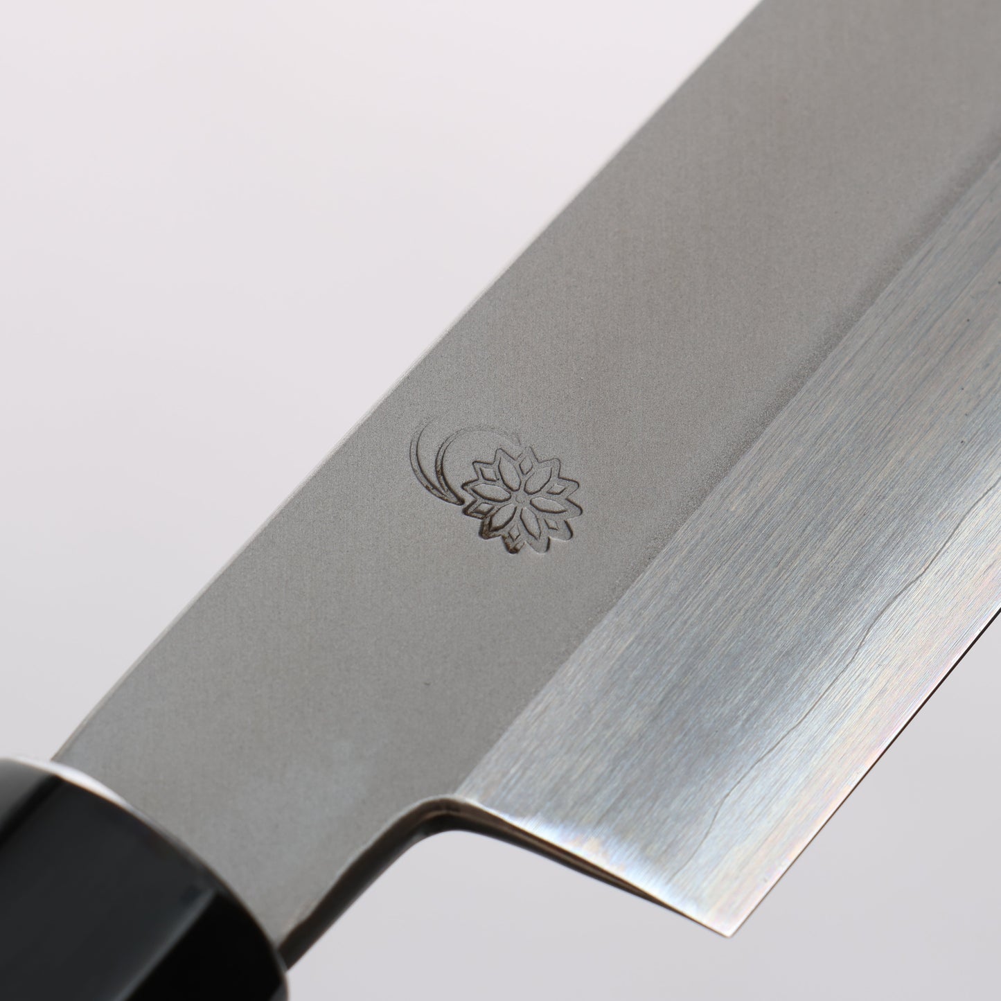 菊月 銀三鋼 暈し 柳刃包丁 270mm 朴柄 - 清助刃物
