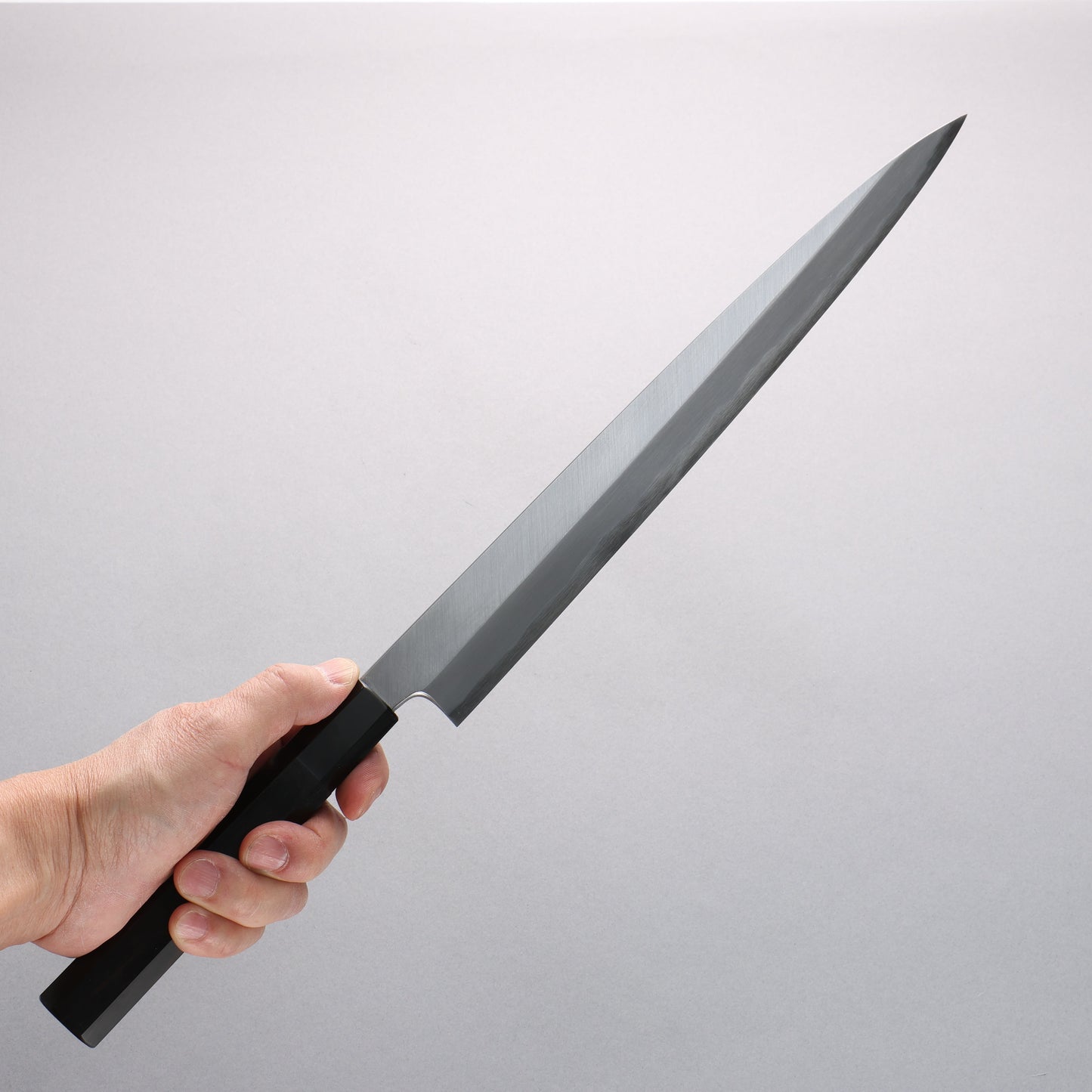 源 昭忠 青一鋼 柳刃包丁 300mm 黒檀柄 - 清助刃物