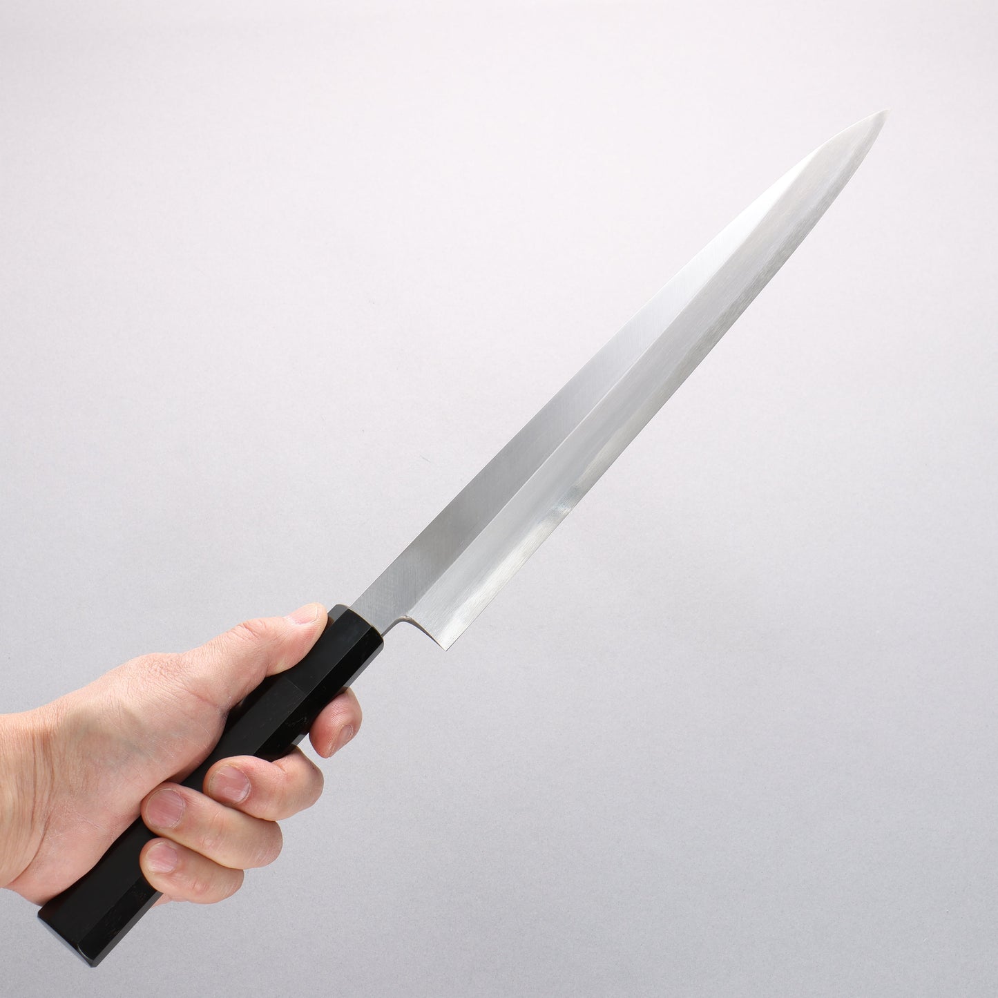 源 昭忠 青ニ鋼 柳刃包丁 300mm 黒檀柄 - 清助刃物