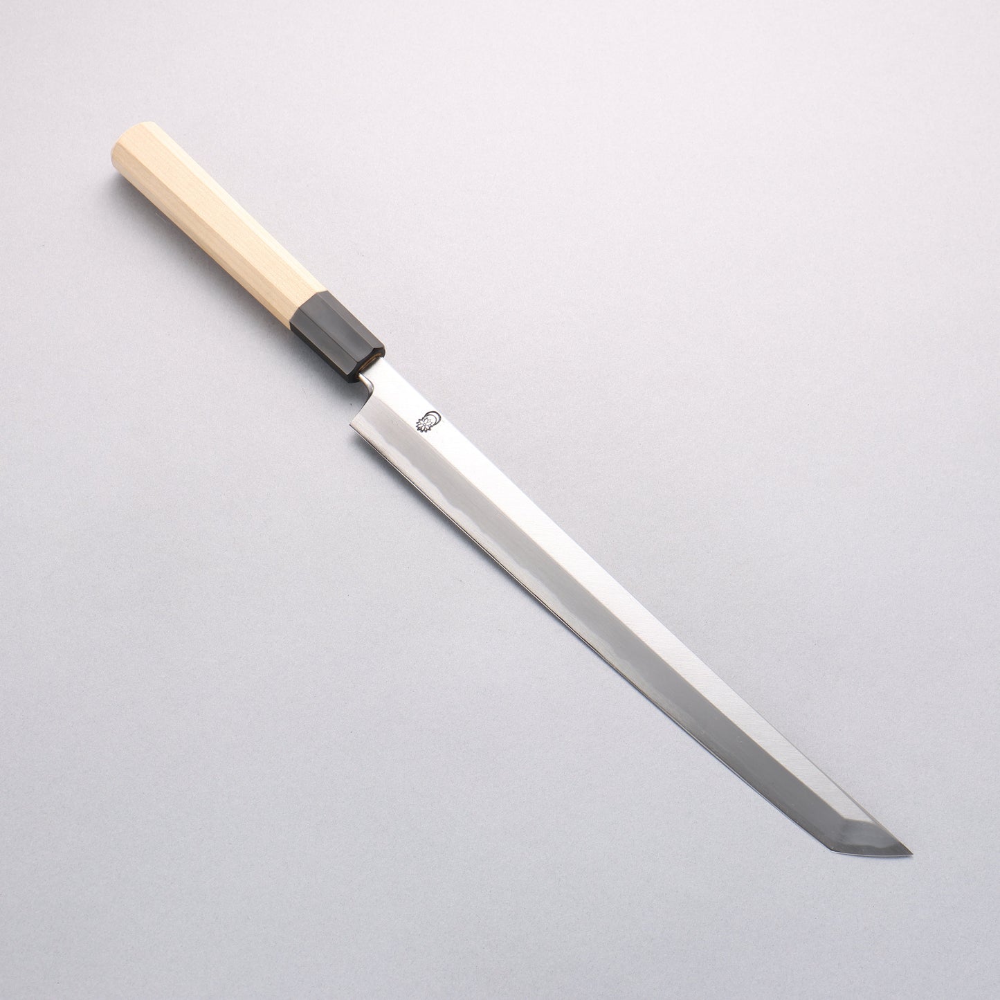 菊月 白ニ鋼 霞研 先丸蛸引包丁 270mm 朴柄 - 清助刃物