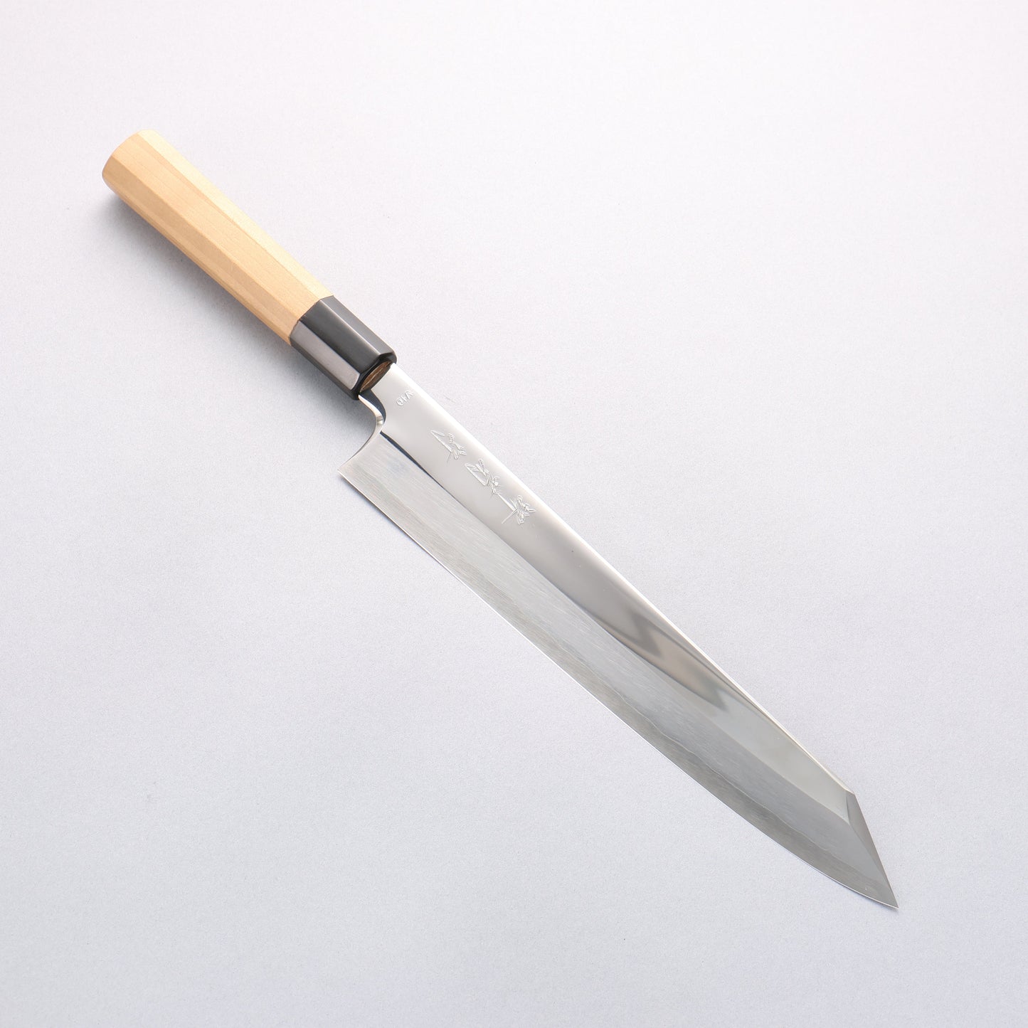 堺 菊守 V金10号 鏡面仕上げ 切付包丁 270mm 朴柄 - 清助刃物