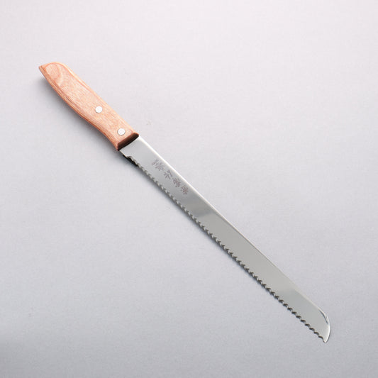 兼常 555 シリーズ DSR-1K6 パン切り包丁 250mm 赤合板柄 - 清助刃物