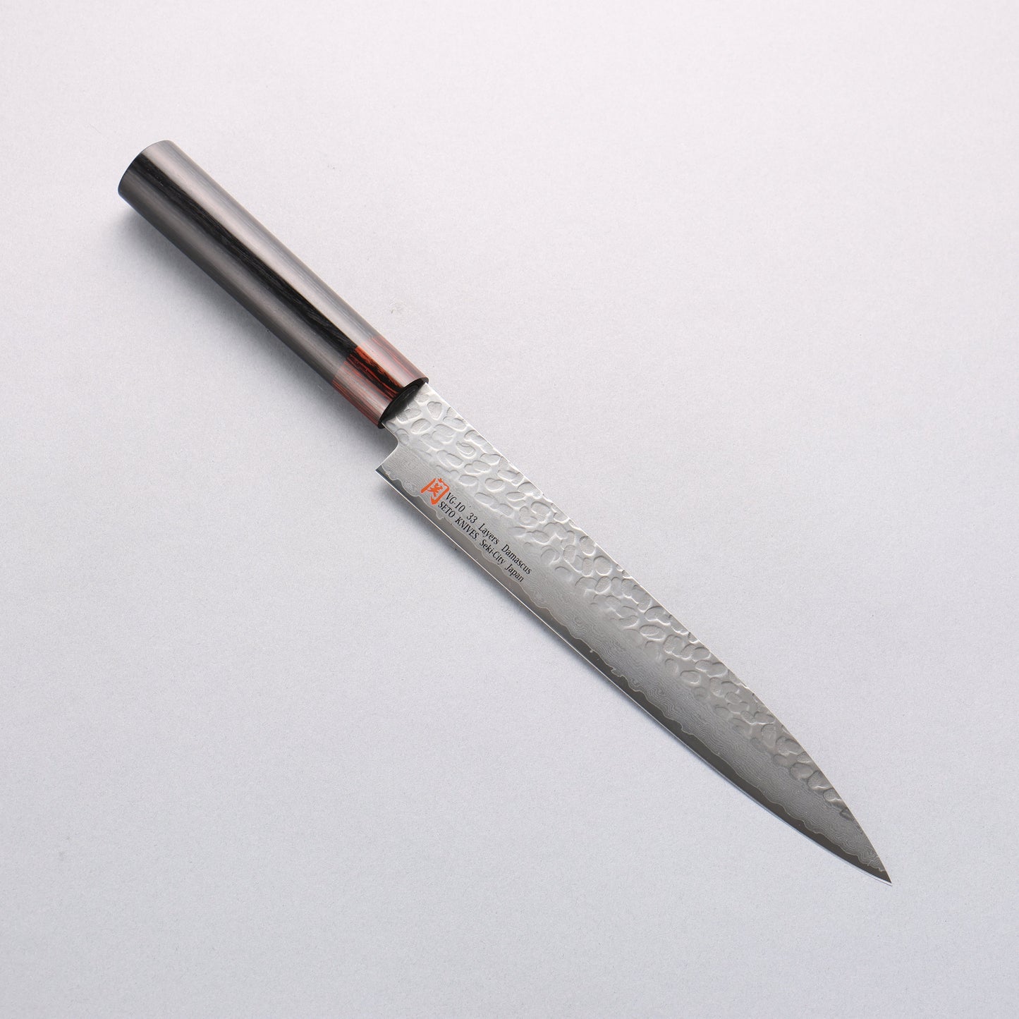 伊勢屋 V金10号 ダマスカス 柳刃包丁 210mm - 清助刃物