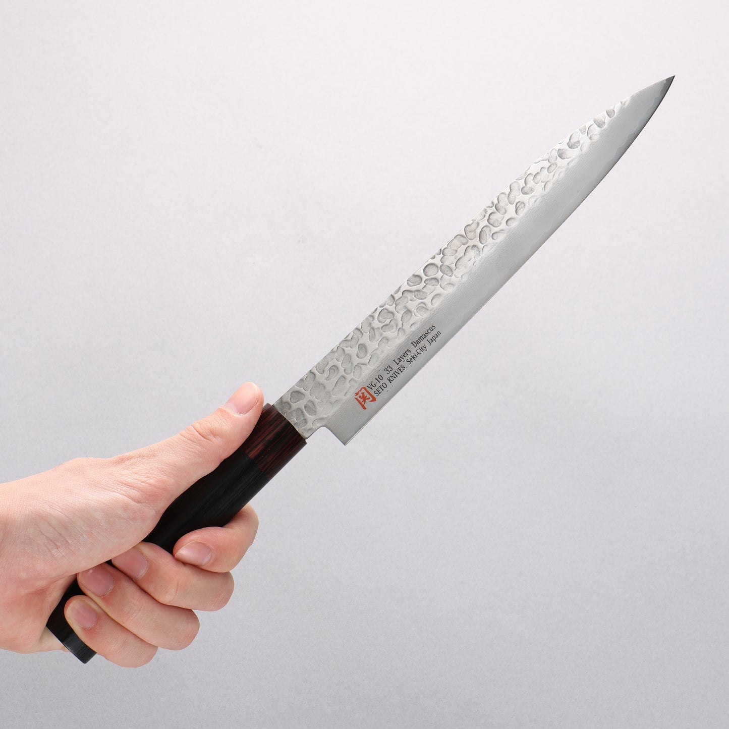伊勢屋 V金10号 ダマスカス 柳刃包丁 210mm - 清助刃物