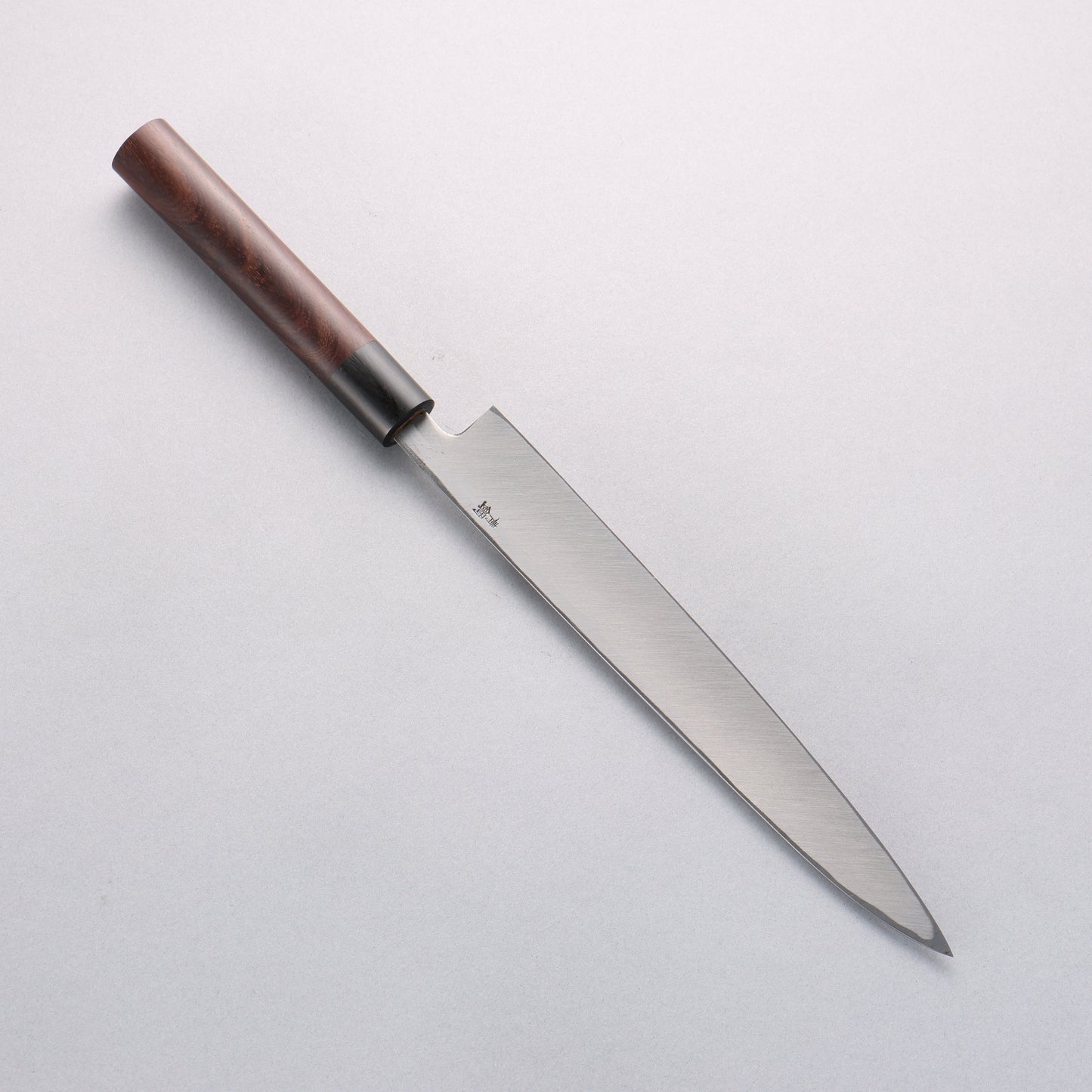 清助 青紙 霞研 柳刃包丁 240mm 紫檀柄 - 清助刃物