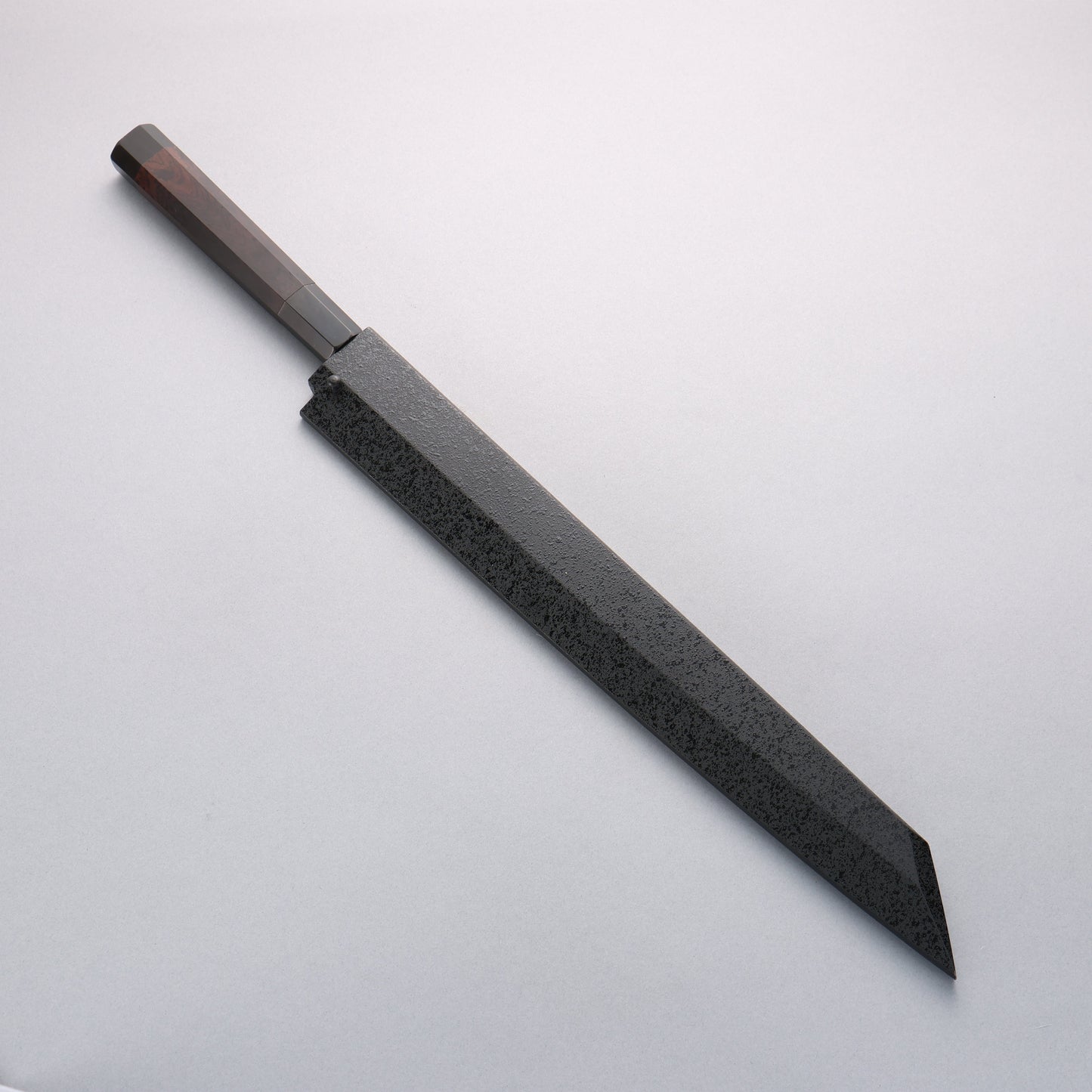 堺 孝行 白虎 白一鋼 切付柳刃包丁 330mm 黒檀柄 鞘付き - 清助刃物