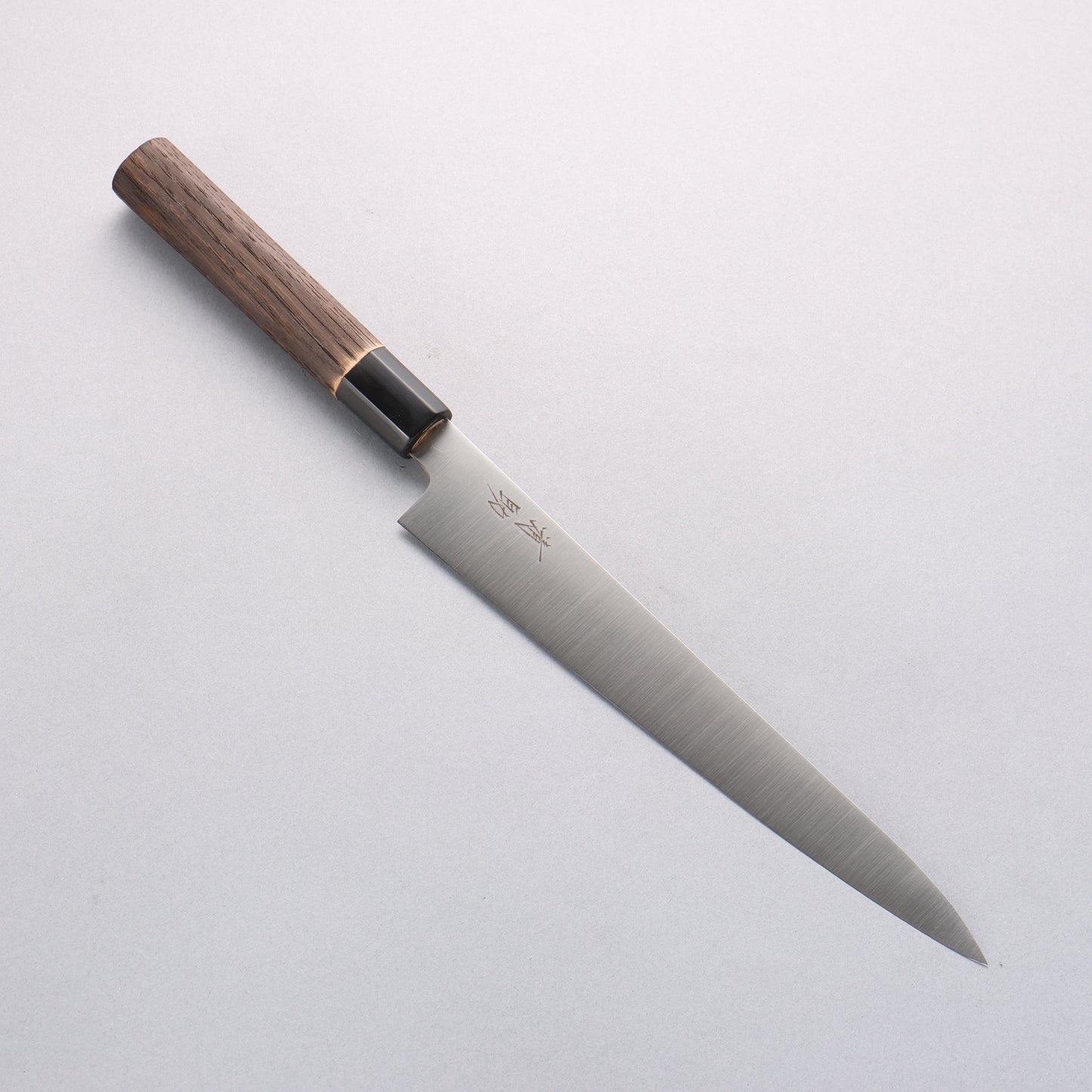 清助 スウェーデン鋼 筋引包丁 240mm 焼き栗柄 - 清助刃物