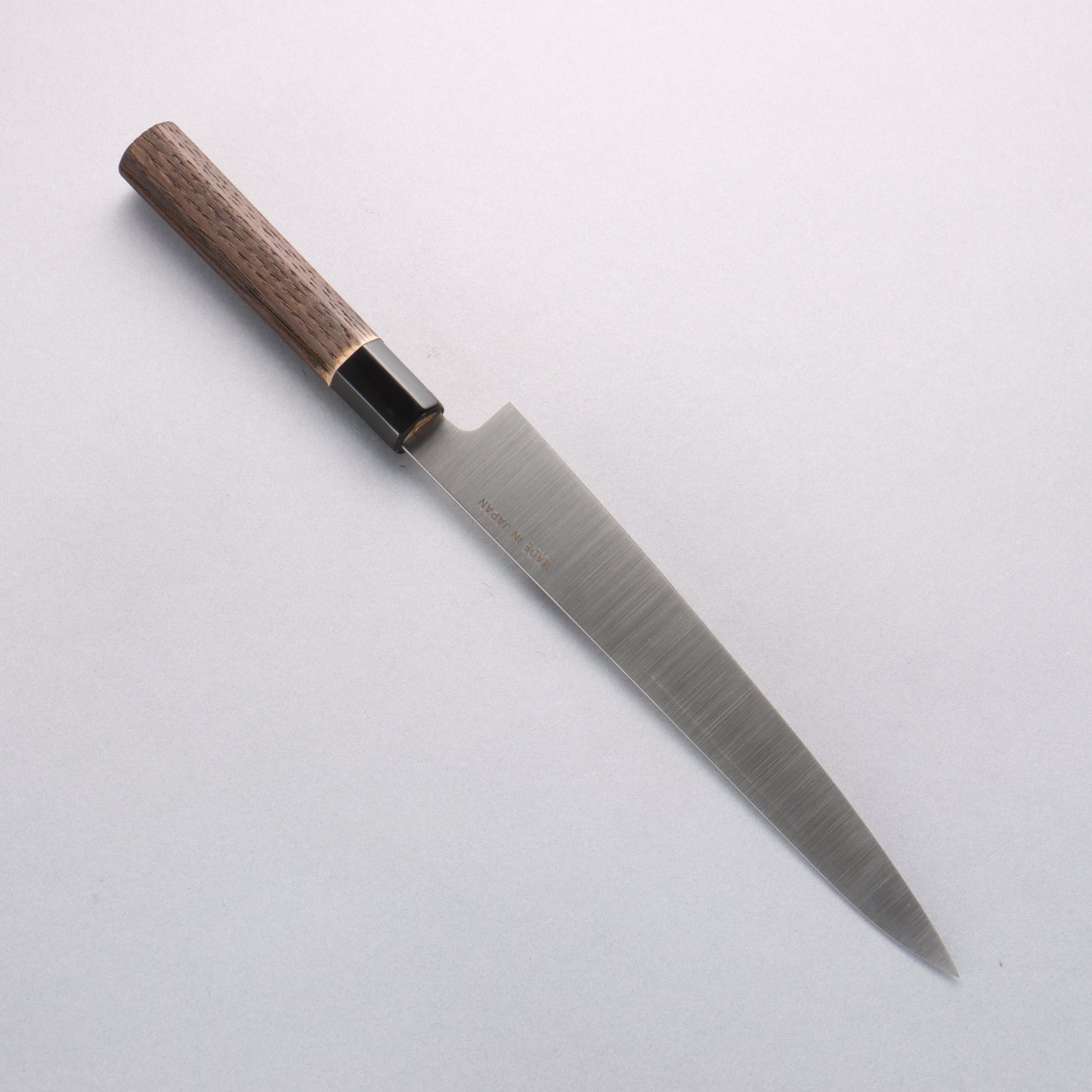 清助 スウェーデン鋼 筋引包丁 240mm 焼き栗柄 - 清助刃物