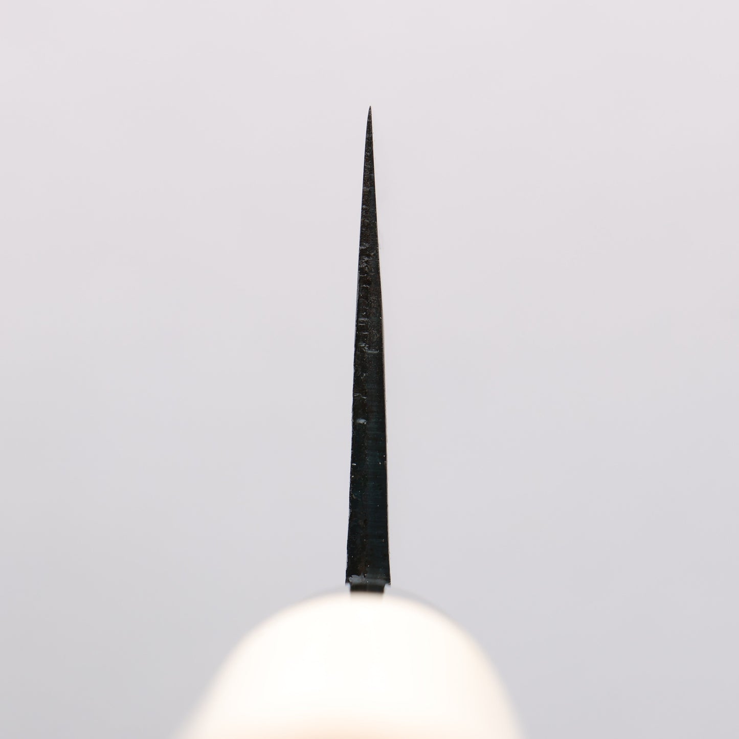 兼常 青ニ鋼 黒打 三徳包丁 165mm 朴柄 - 清助刃物