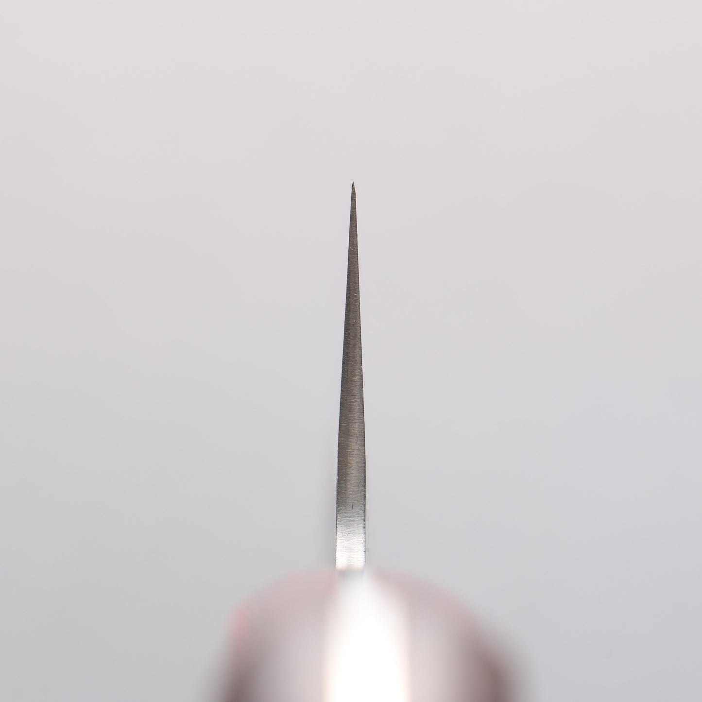 清助 黒梨 青スーパー鋼 梨地 黒打 三徳包丁 180mm 赤合板柄 - 清助刃物