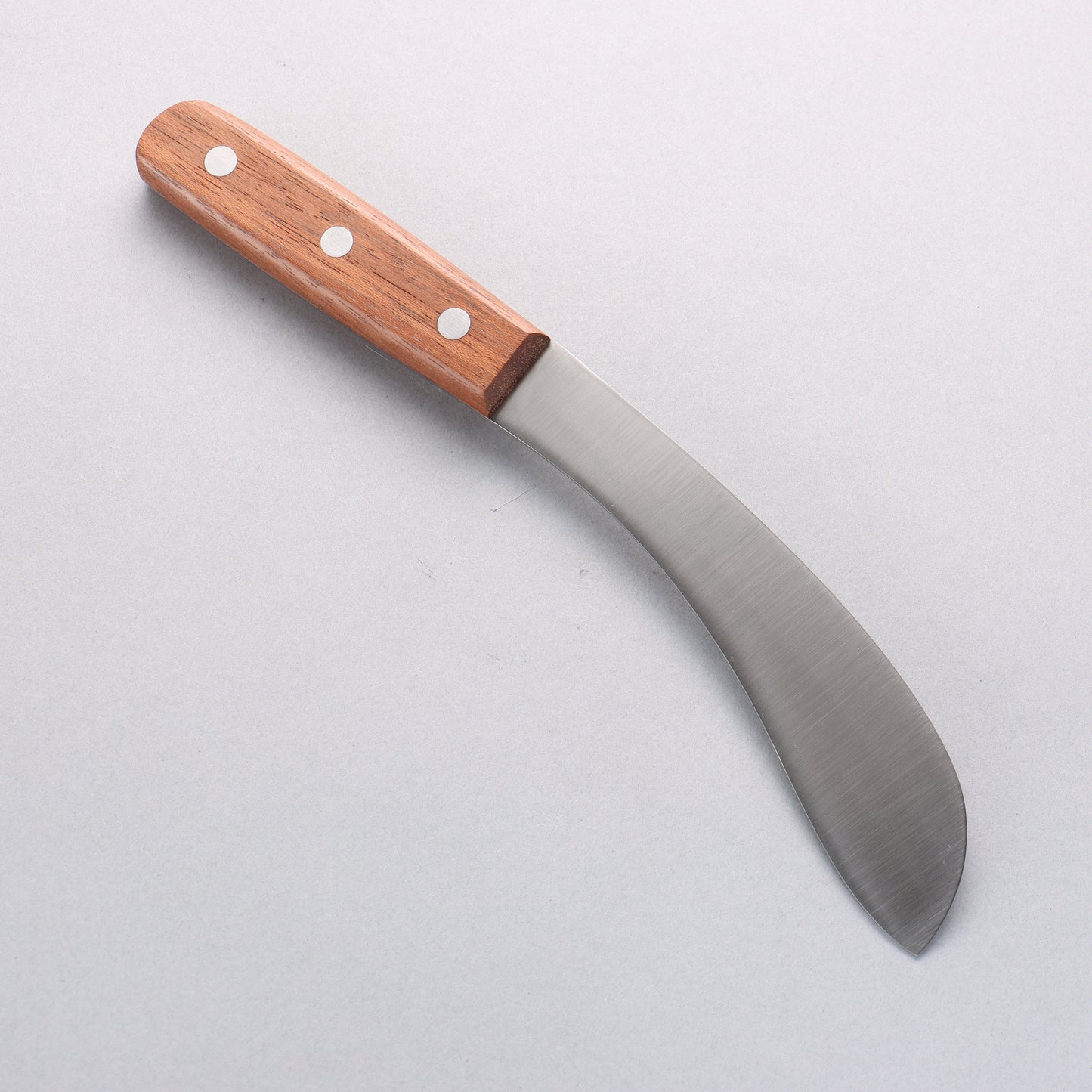 清助 山賊 日本鋼 皮剥 170mm 紫檀柄 - 清助刃物