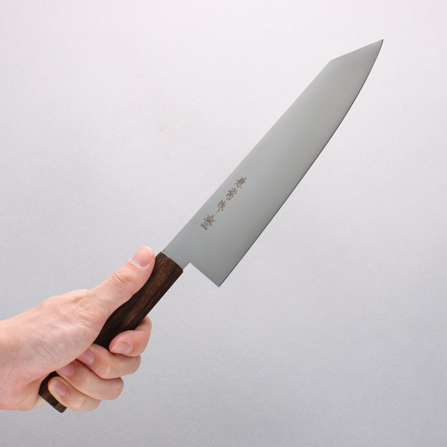 兼常 一途 V金10号 切付牛刀包丁 210mm 茶合板柄 - 清助刃物