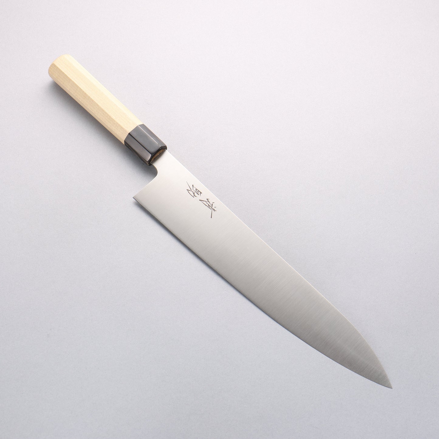 清助 スウェーデン鋼 牛刀包丁 300mm 朴柄 - 清助刃物