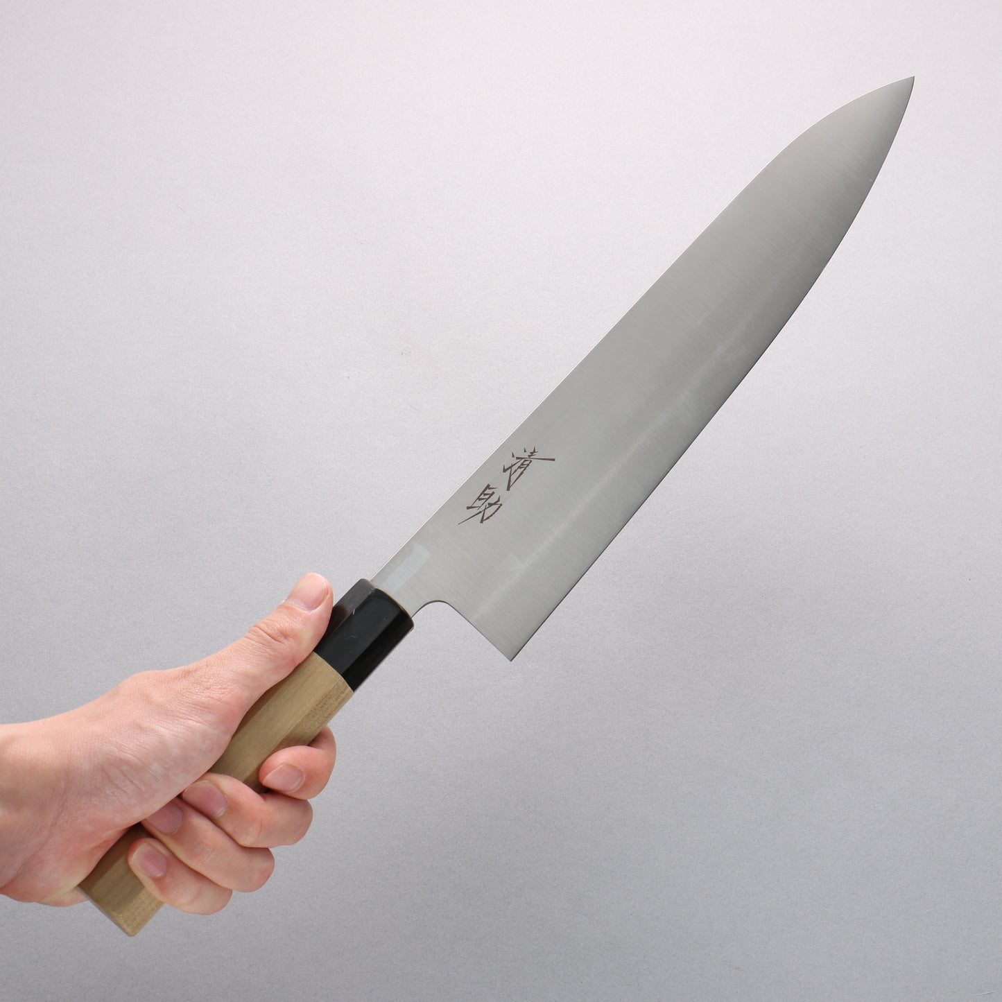 清助 スウェーデン鋼 牛刀包丁 300mm 朴柄 - 清助刃物