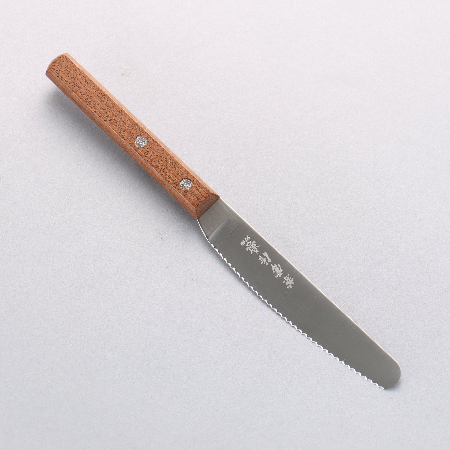 兼常 AUS8 スプレッドナイフ 110mm 楓柄 - 清助刃物