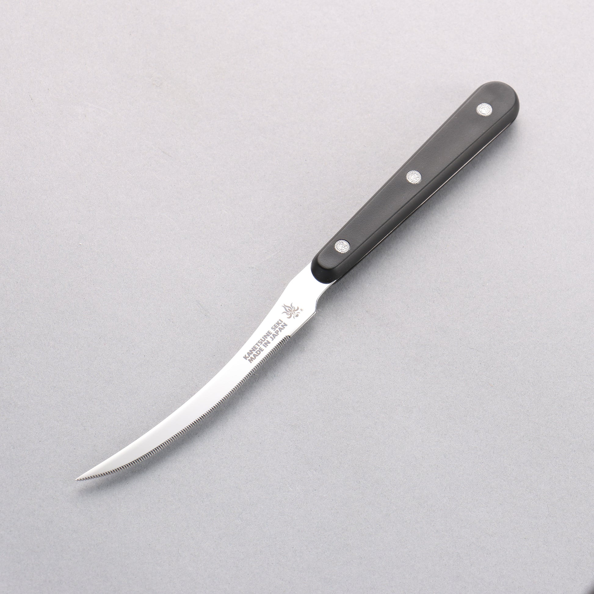 兼常 ステンレス鋼 トマトスライサー 110mm 黒プラスチック柄 - 清助刃物