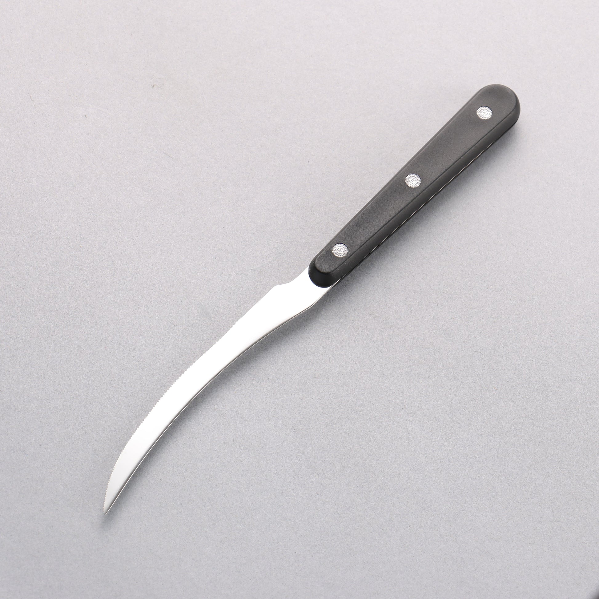 兼常 ステンレス鋼 トマトスライサー 110mm 黒プラスチック柄 - 清助刃物