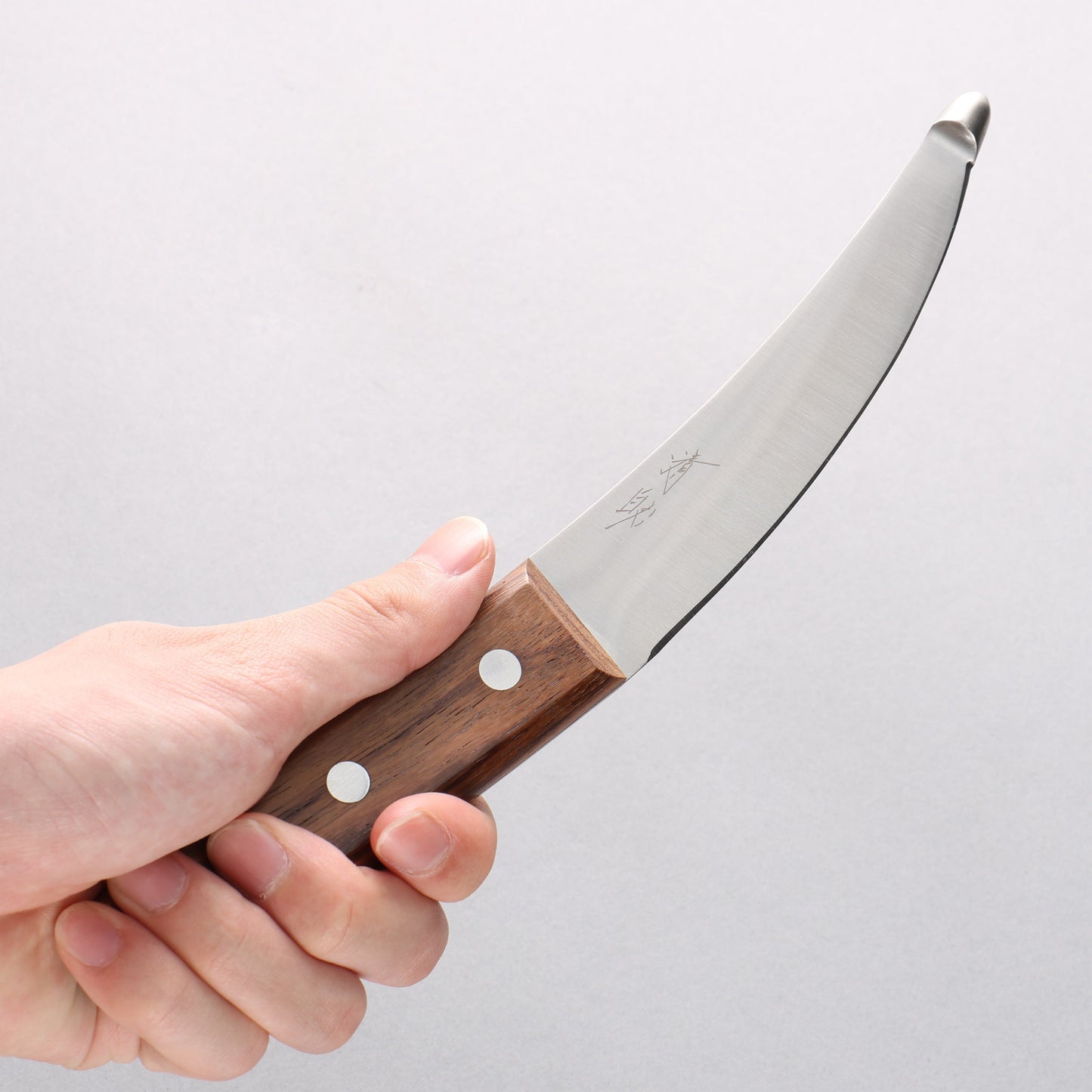 清助 山賊 日本鋼 腸裂き 140mm 紫檀柄 - 清助刃物