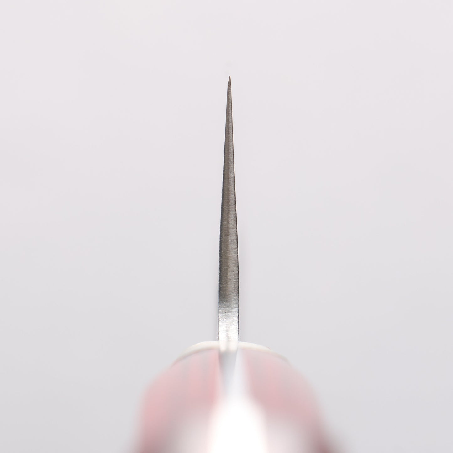 清助 黒紅 青スーパー鋼 鎚目 黒打 三徳包丁 185mm 赤合板柄 - 清助刃物