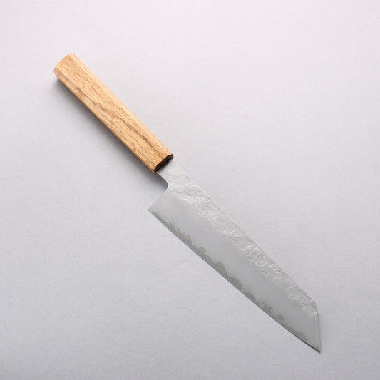 刃道 潮騒 SG2 鎚目 切付牛刀包丁 210mm 樫柄 - 清助刃物