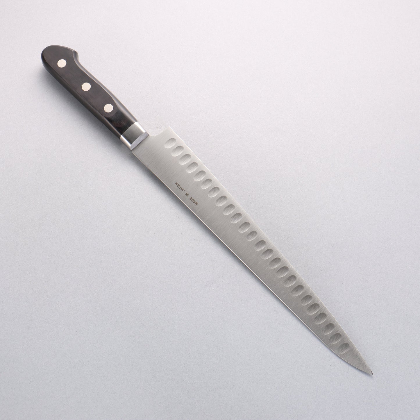清助 スウェーデン鋼 筋引サーモン 270mm 黒合板柄 - 清助刃物