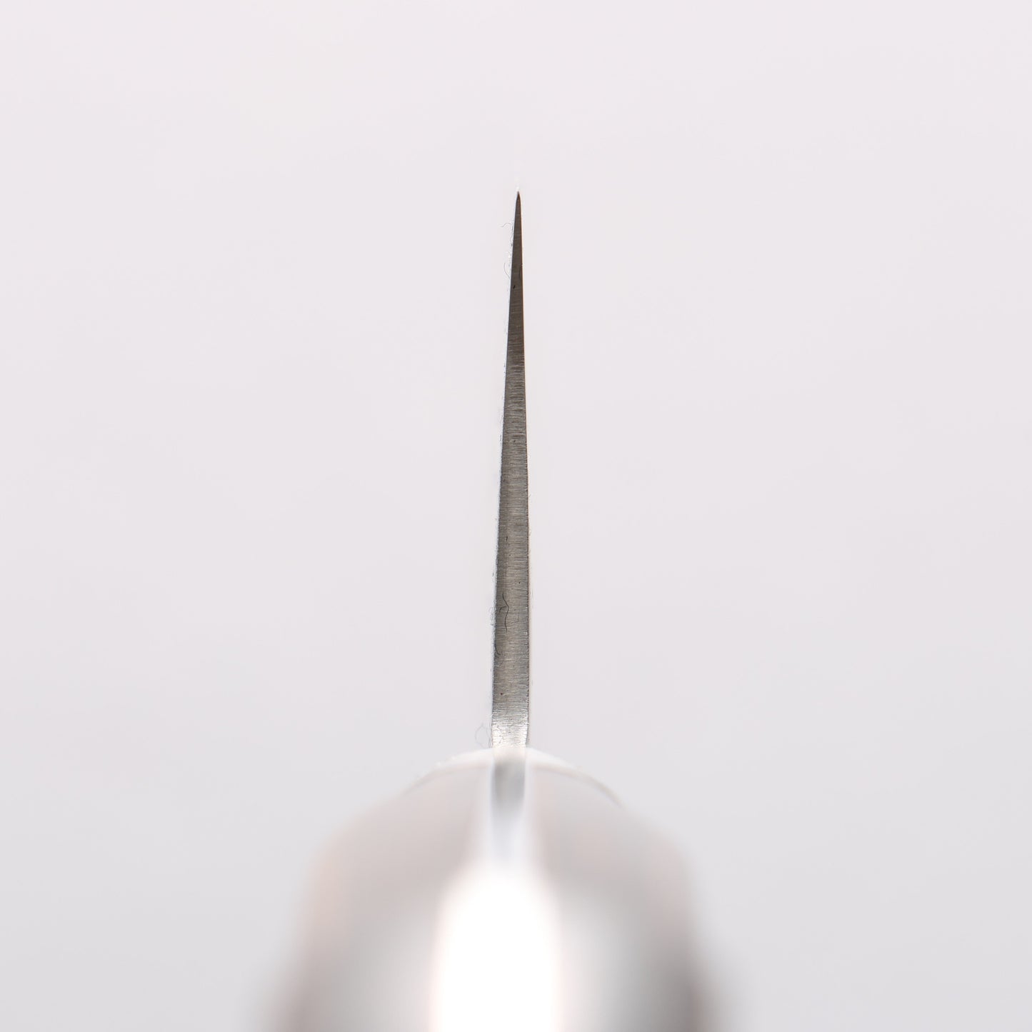 清助 銀三鋼 梨地 切付牛刀包丁 210mm 茶合板柄 - 清助刃物