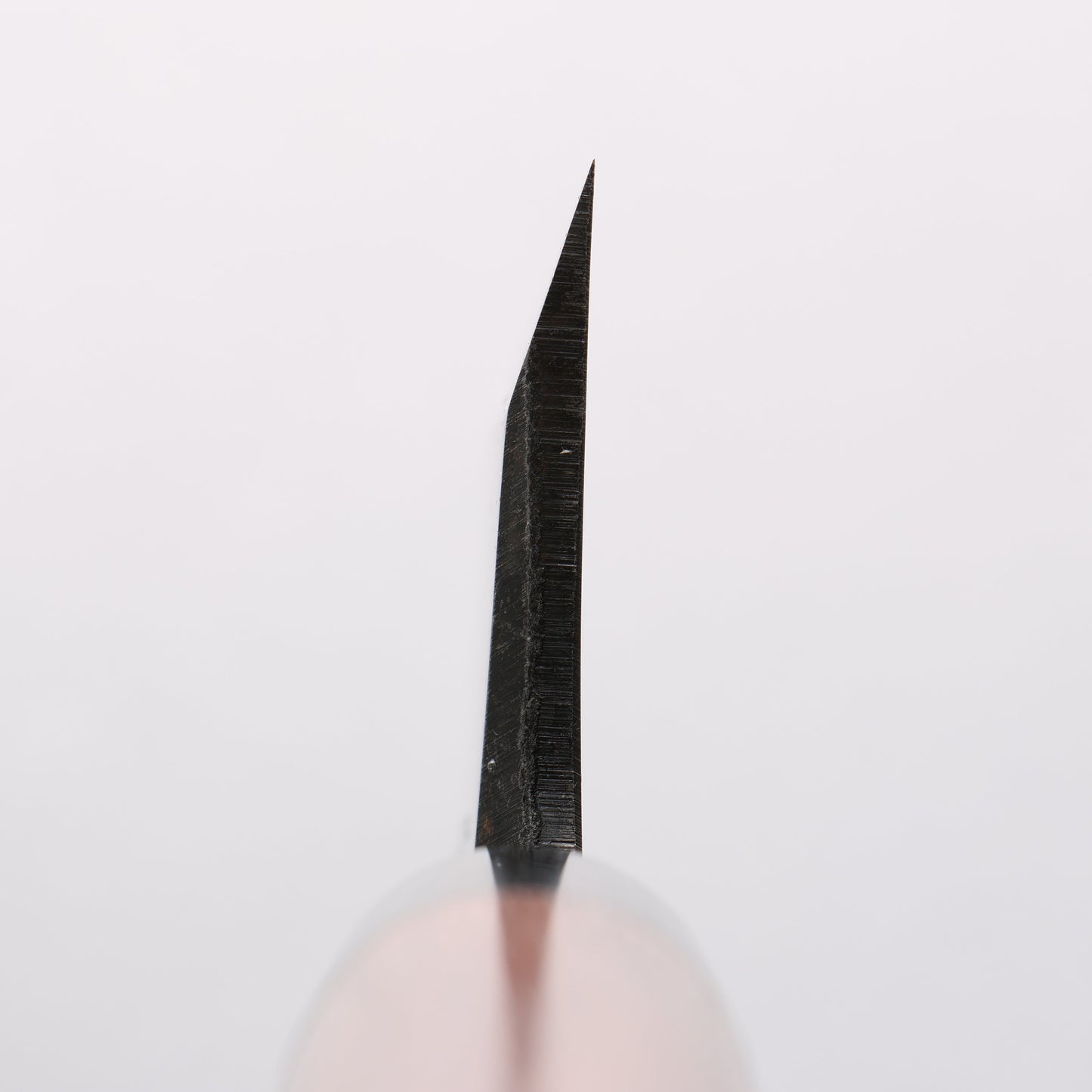 清助 白鋼 霞研 出刃包丁 180mm 紫檀柄 - 清助刃物