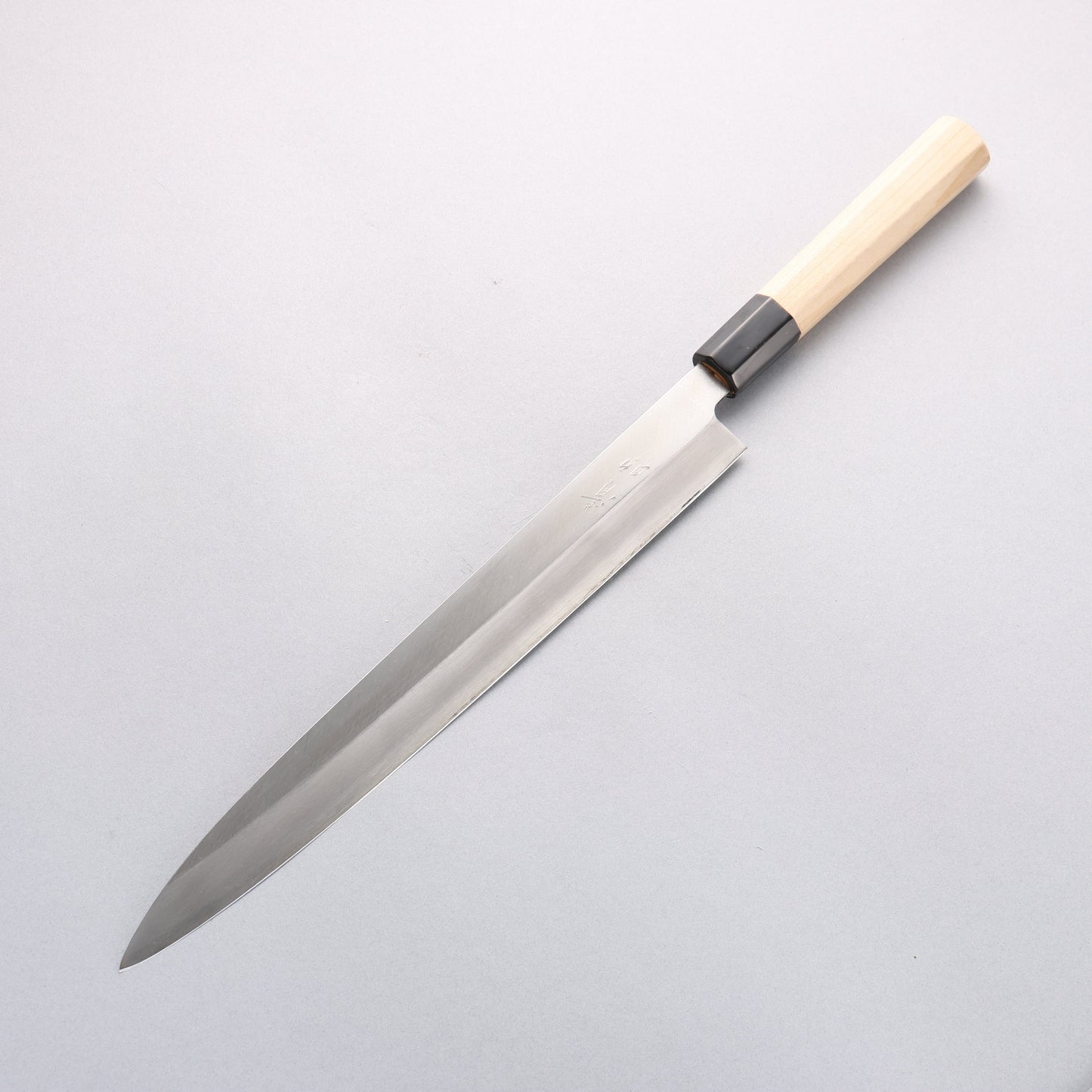 清助 【左利き用】 モリブデン鋼(MOL) 霞研 柳刃包丁 300mm - 清助刃物