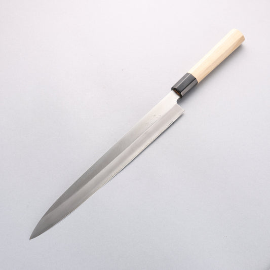 清助 【左利き用】 モリブデン鋼(MOL) 霞研 柳刃包丁 300mm - 清助刃物