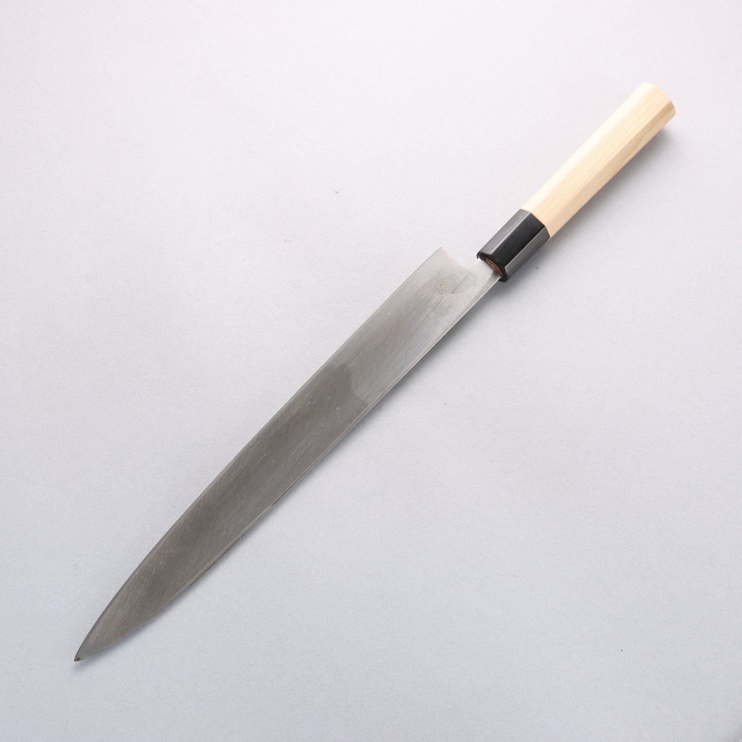 清助 【左利き用】 モリブデン鋼(MOL) 霞研 柳刃包丁 300mm - 清助刃物