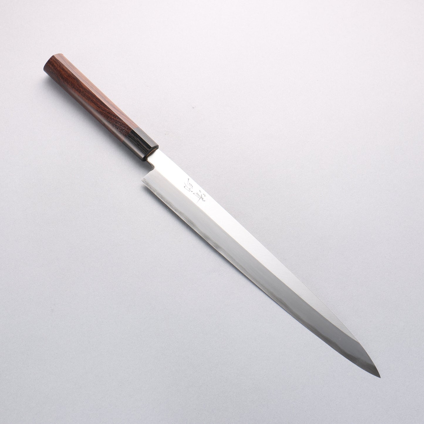 清助 青紙 霞研 柳刃包丁 300mm 紫檀柄 - 清助刃物