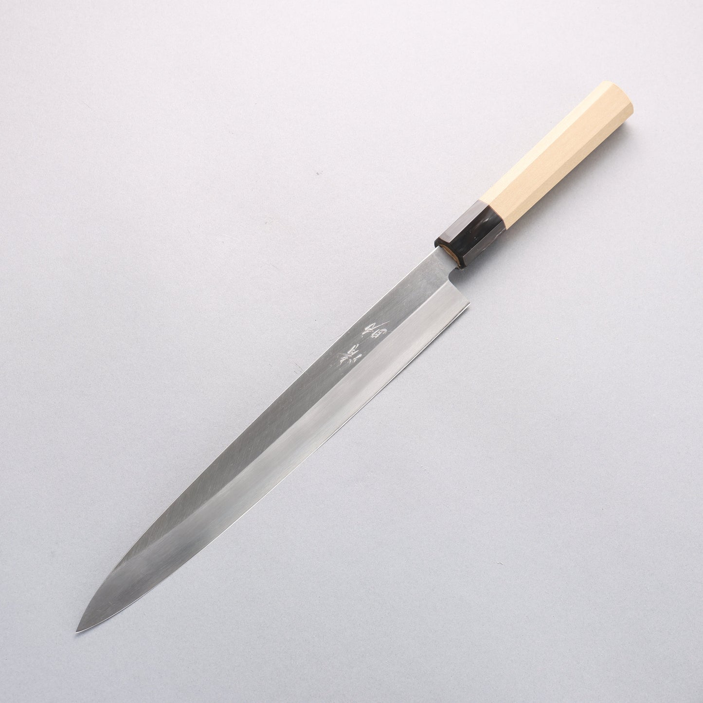 清助 【左利き用】 モリブデン鋼(MOL) 霞研 柳刃包丁 270mm - 清助刃物