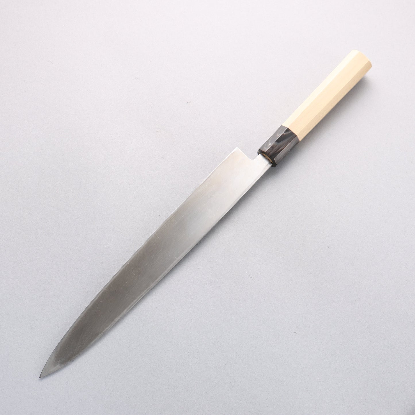 清助 【左利き用】 モリブデン鋼(MOL) 霞研 柳刃包丁 270mm - 清助刃物