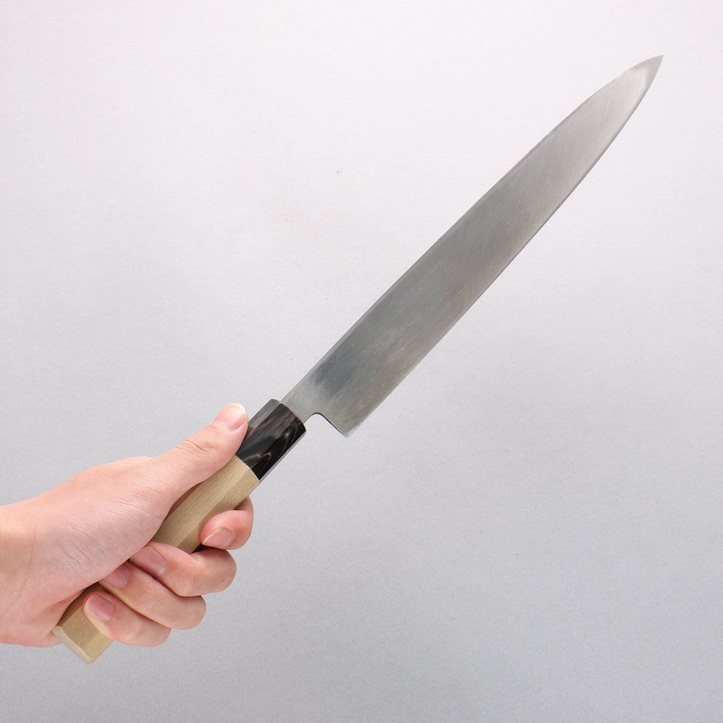 清助 【左利き用】 モリブデン鋼(MOL) 霞研 柳刃包丁 270mm - 清助刃物