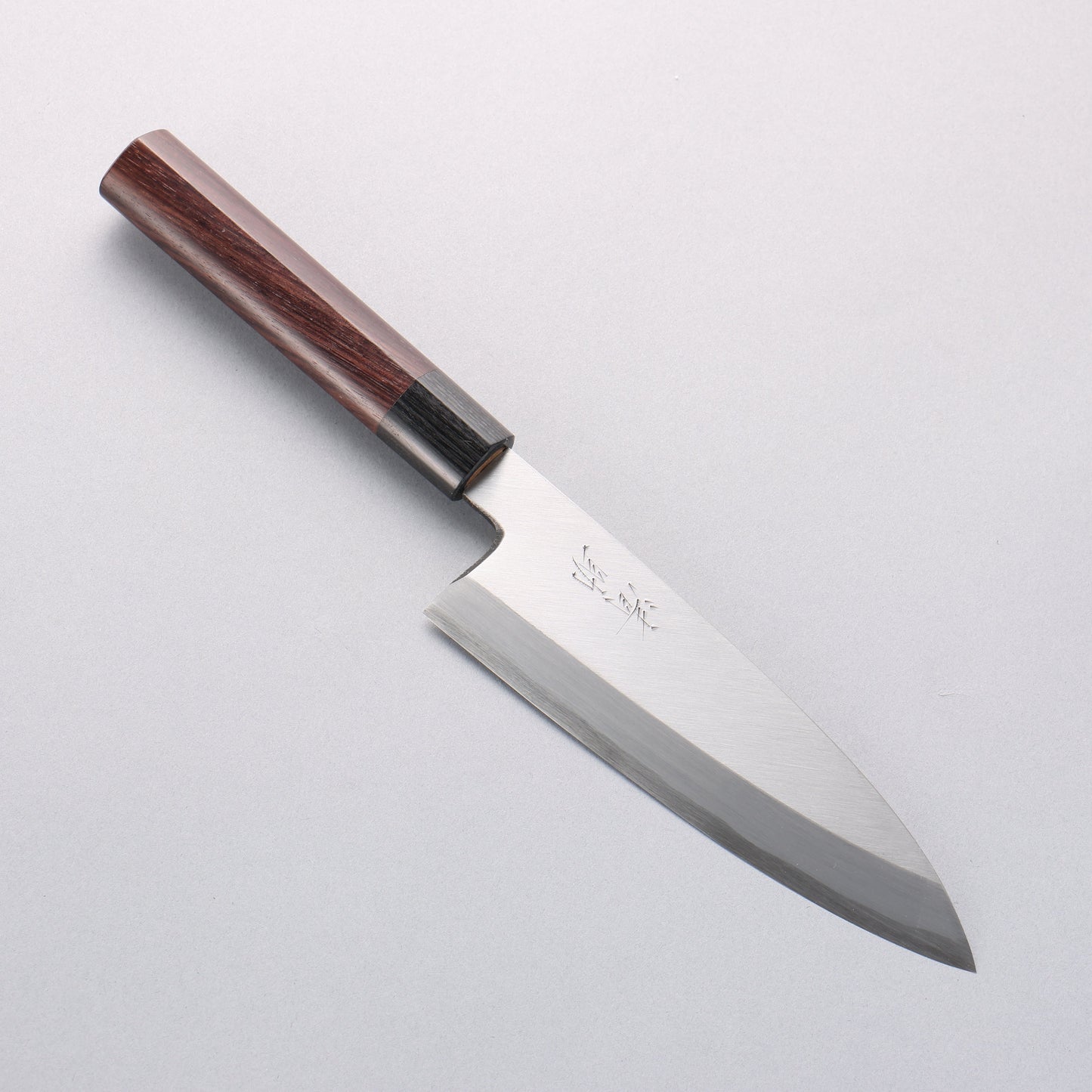 清助 青紙 霞研 舟行包丁 180mm 紫檀柄 - 清助刃物